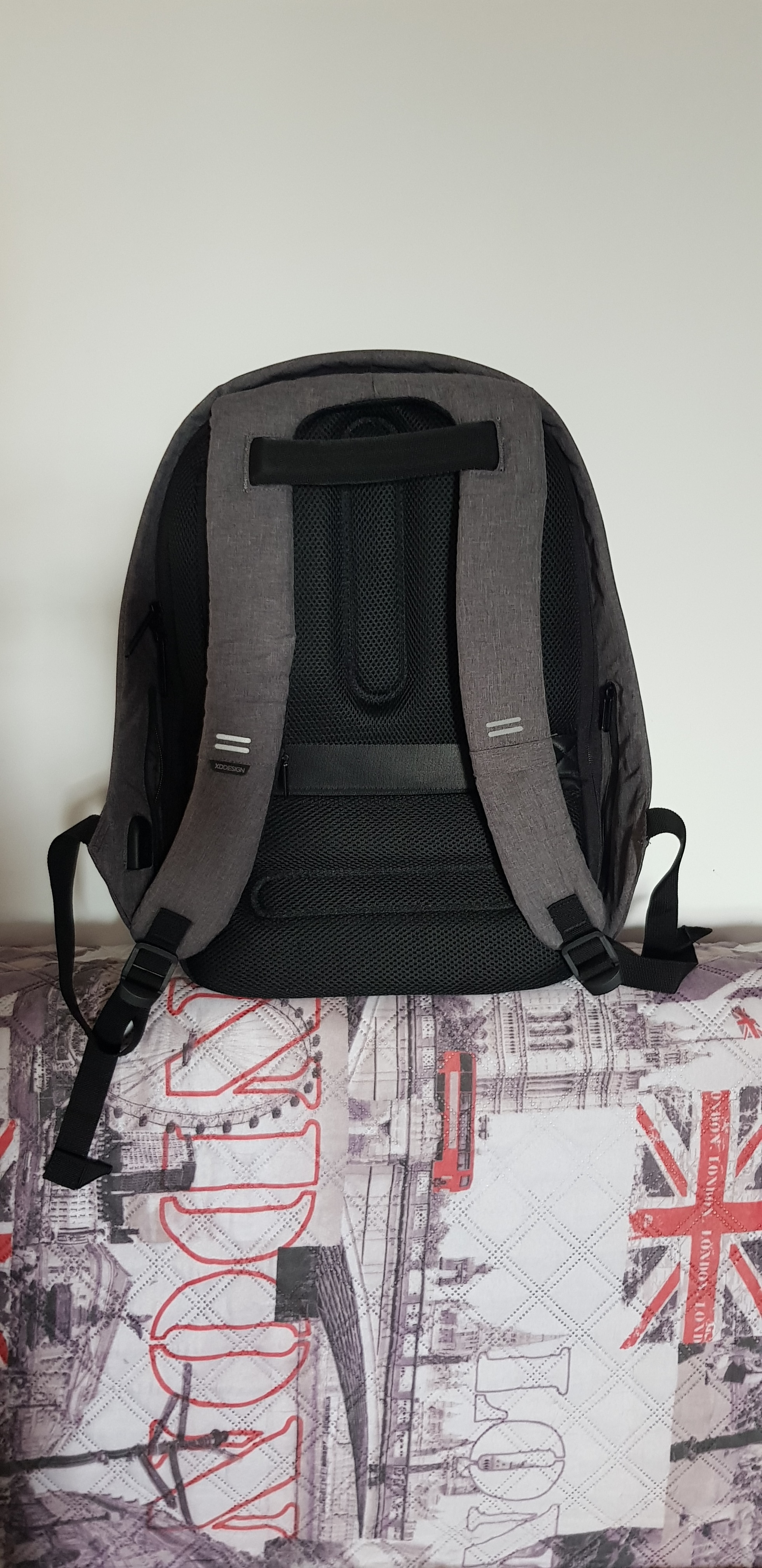 Rucsac Laptop Antifurt, Bobby Hero XL, 17 inch, Gri