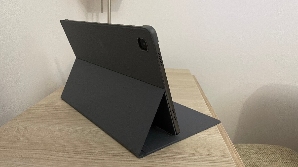 Husa de protectie Samsung Book Cover pentru Galaxy Tab A7, Gray