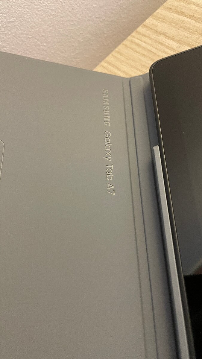Husa de protectie Samsung Book Cover pentru Galaxy Tab A7, Gray