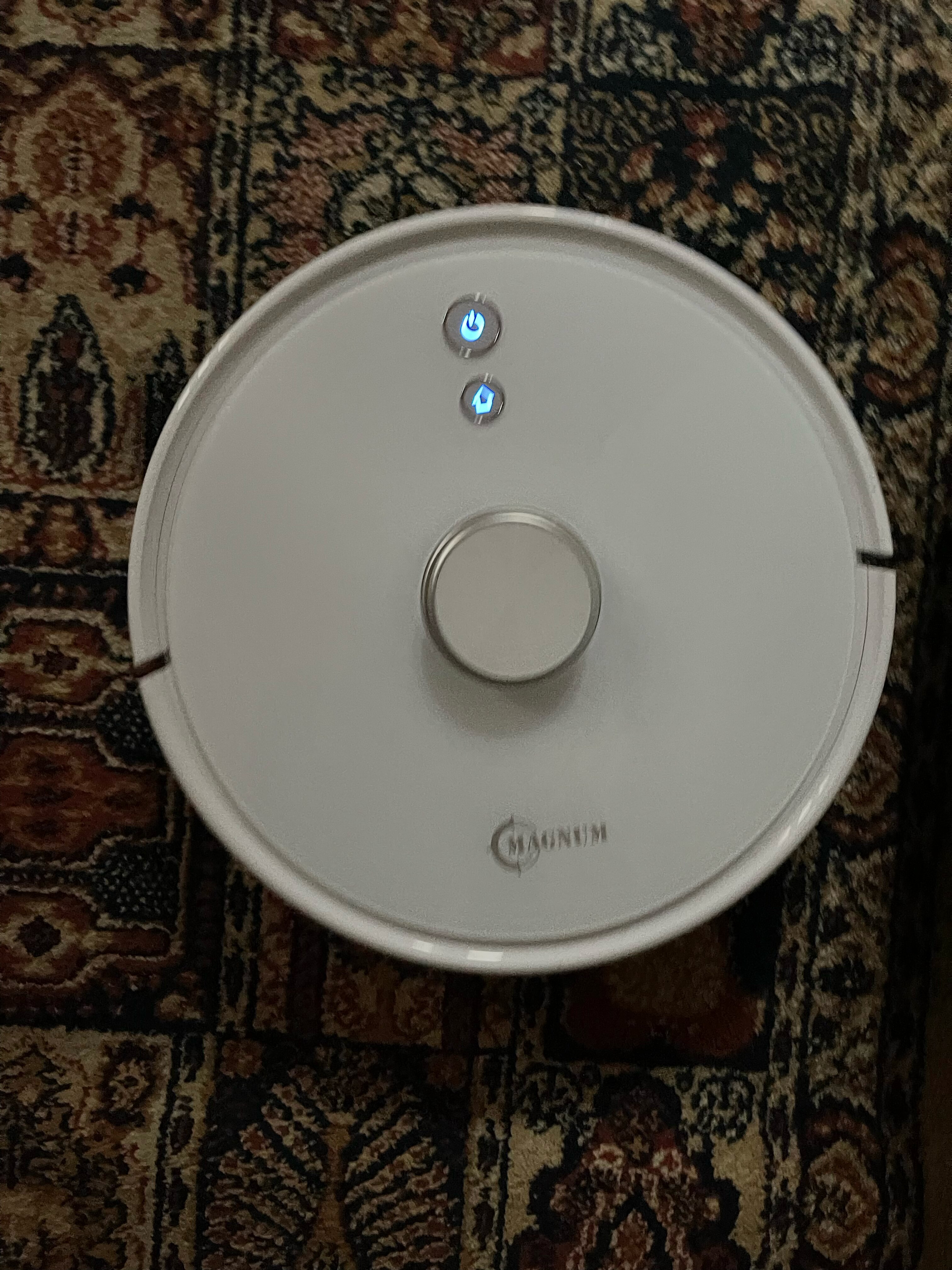 Aspirator Robot Magnum 3000, Baterie puternica LG Li-Ion 5200 Mah, Pa Lampa Uvc Mop Harta Barierewhite