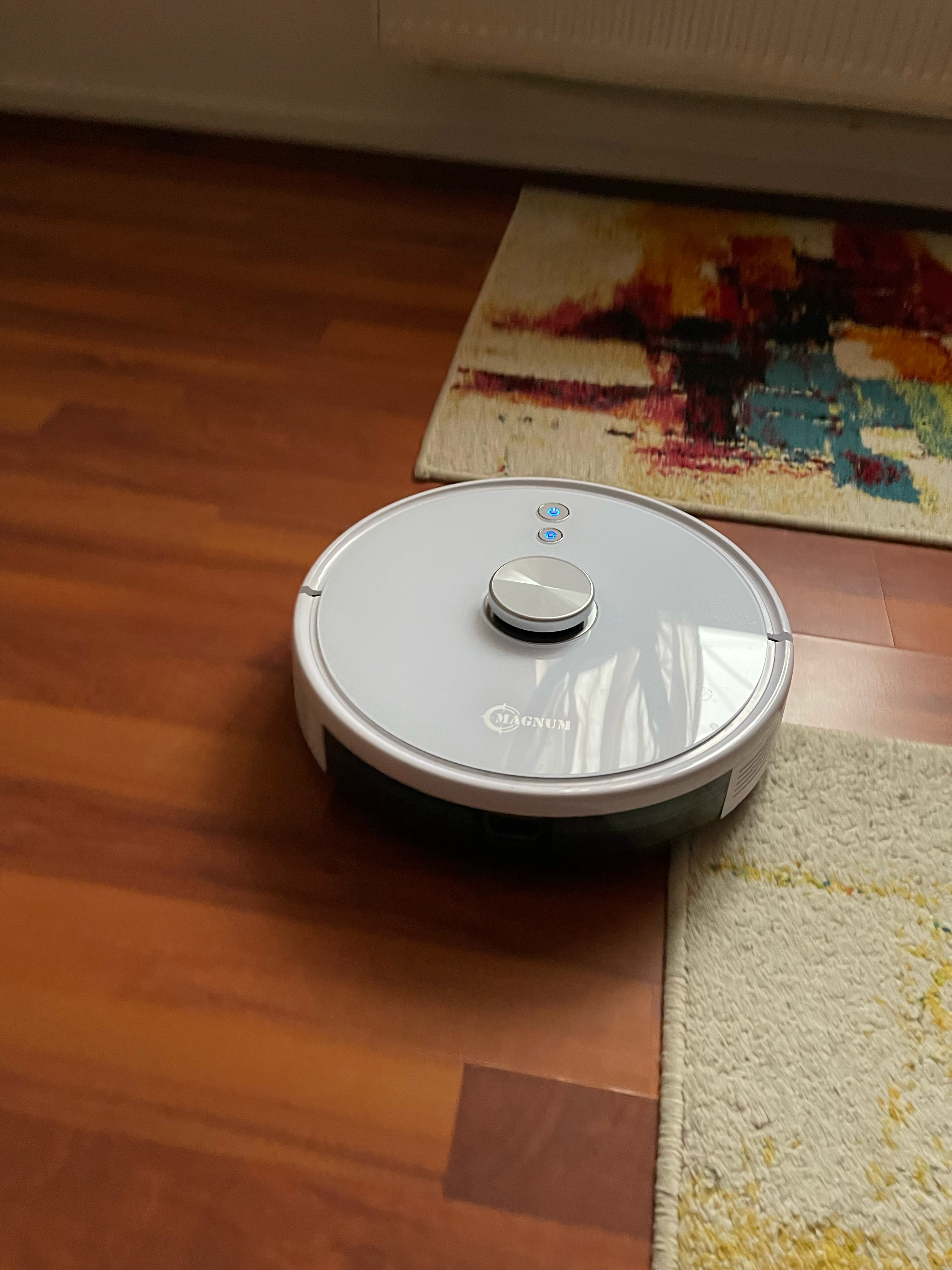 Aspirator Robot Magnum 3000, Baterie puternica LG Li-Ion 5200 Mah, Pa Lampa Uvc Mop Harta Barierewhite