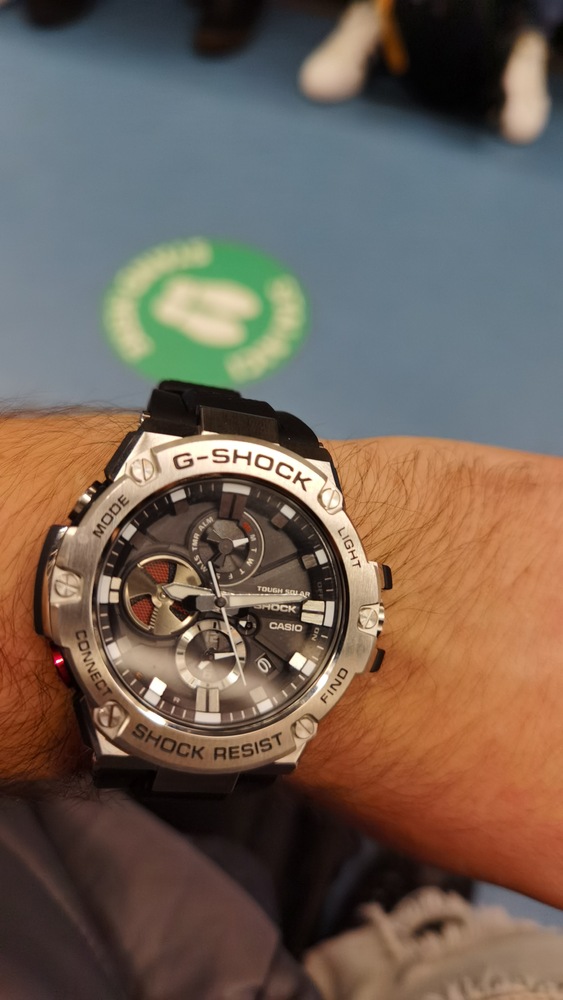 Ceas barbatesc Casio G-Shock GST-B100-1AER Wave Ceptor Solar