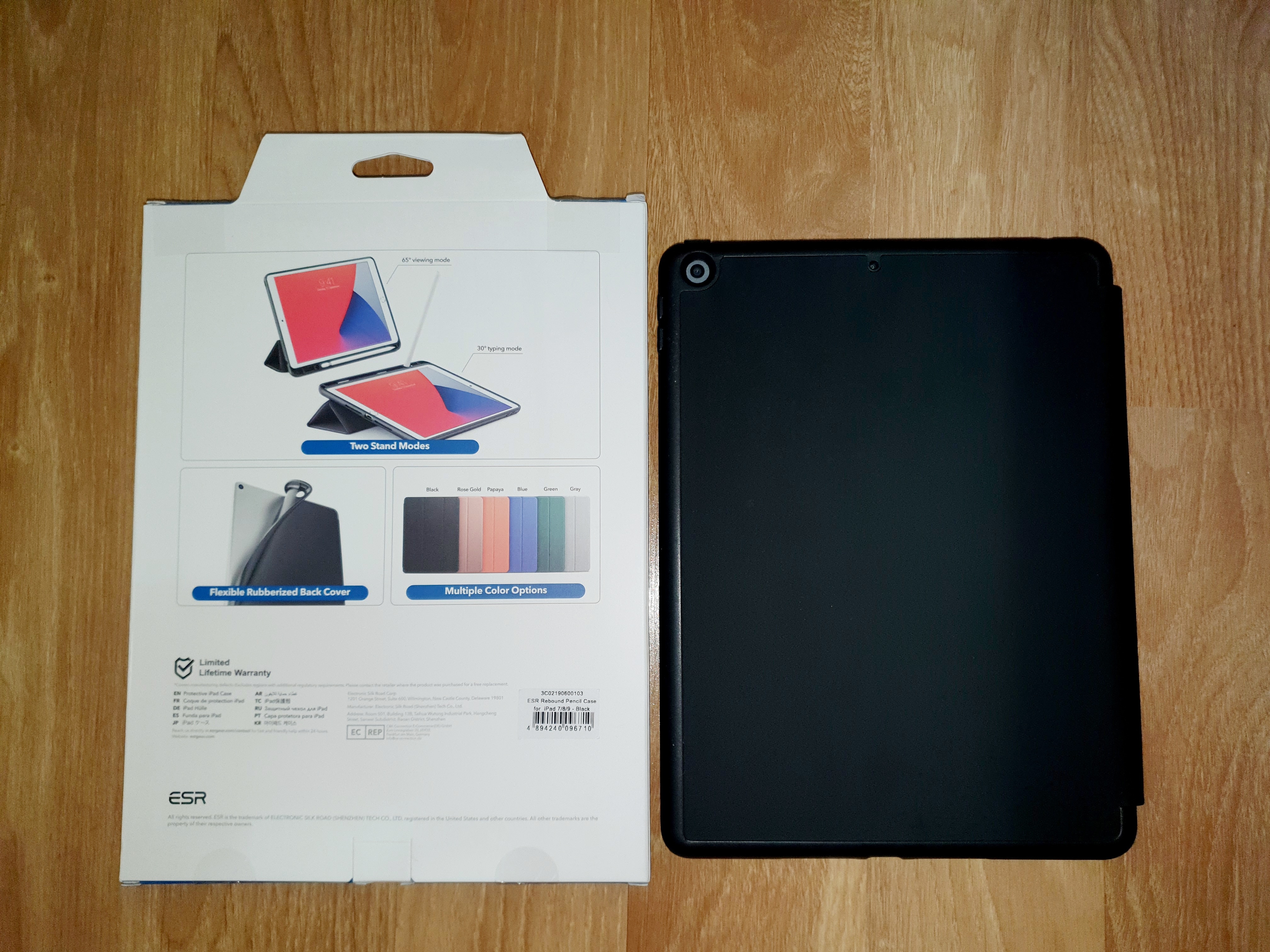 Husa pentru iPad 10.2" 2019/2020/2021, Rebound Pencil, X69, Black