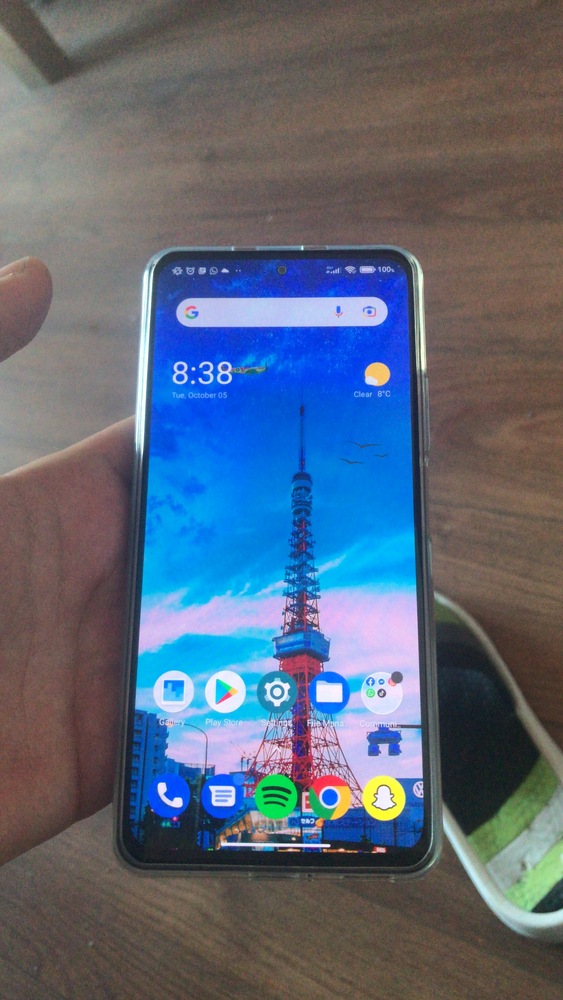 Telefon mobil POCO F3, Dual SIM, 128GB, 6GB RAM, 5G, Arctic White