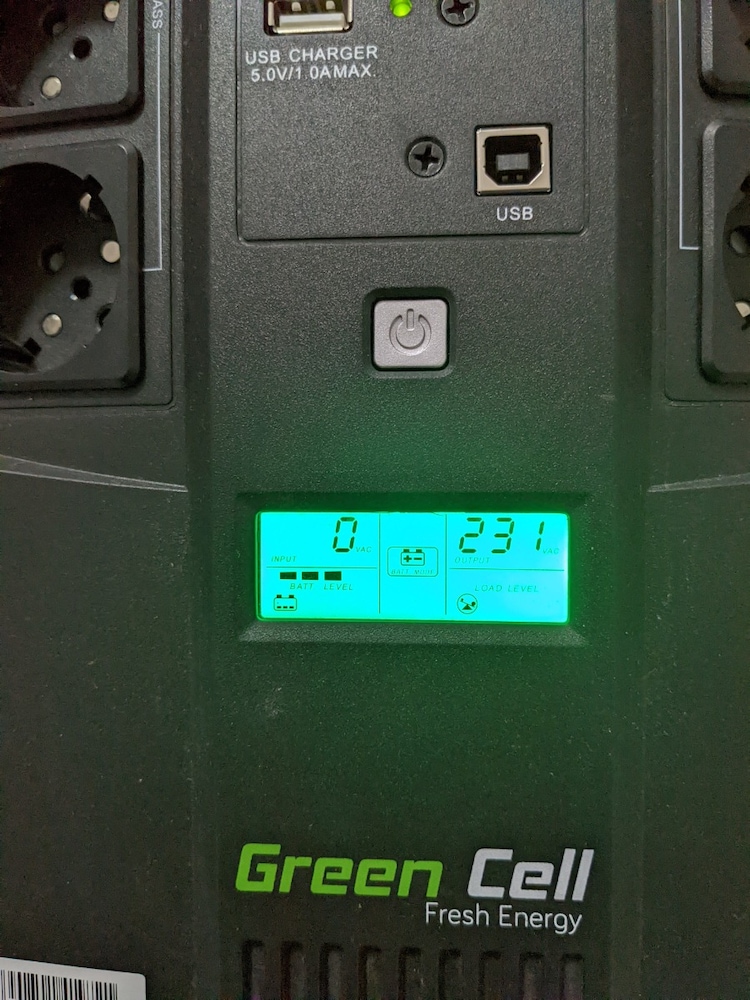 UPS Green Cell 600VA/360W - Gruppo Di Continuità Con Protezione Sovratensioni - Foto 4