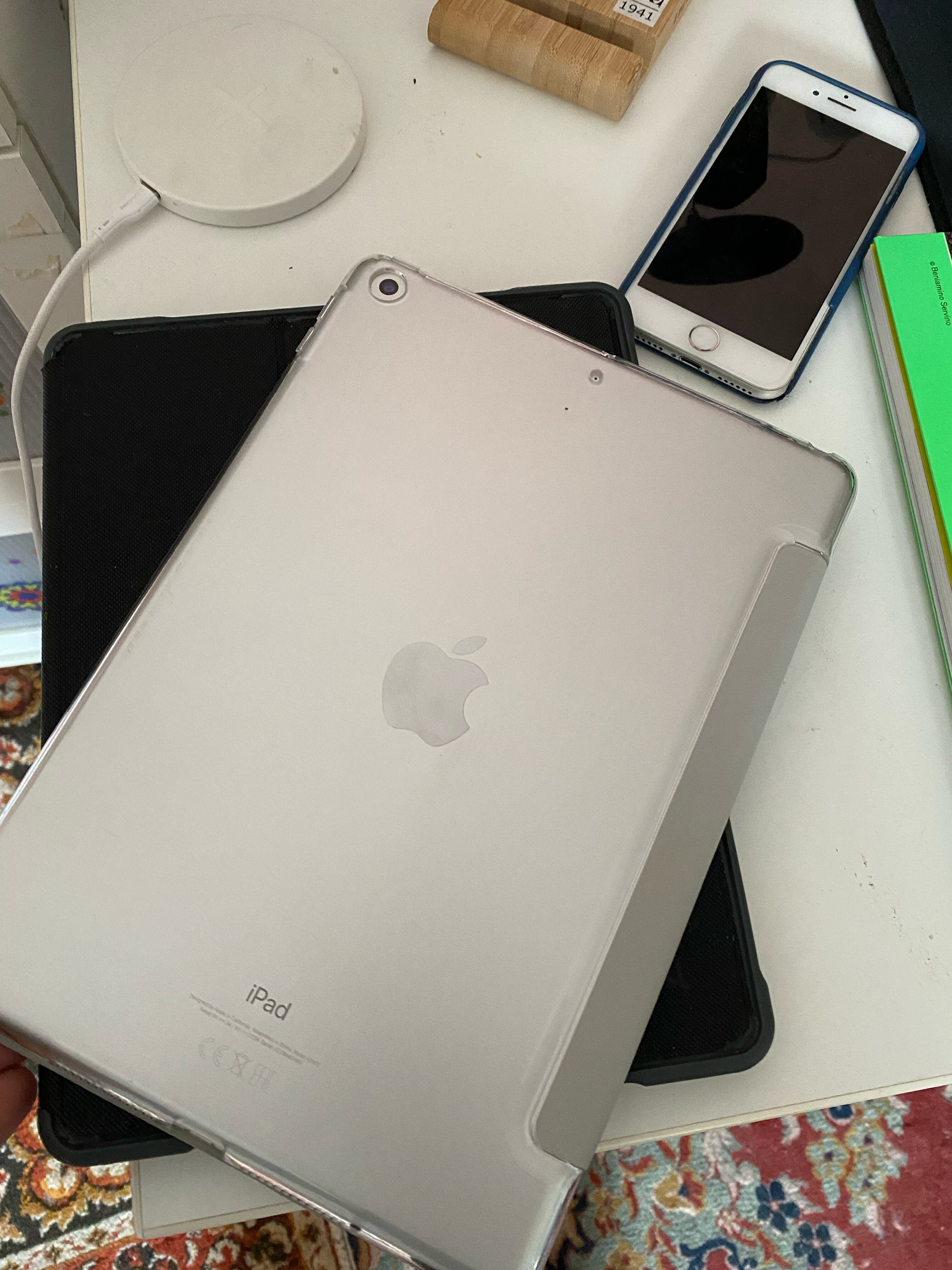 Husa Smart Cover compatibila cu Ipad 7-8-9, (2019-2020-2021) 10.2inch, Gri-TELGORBCS®