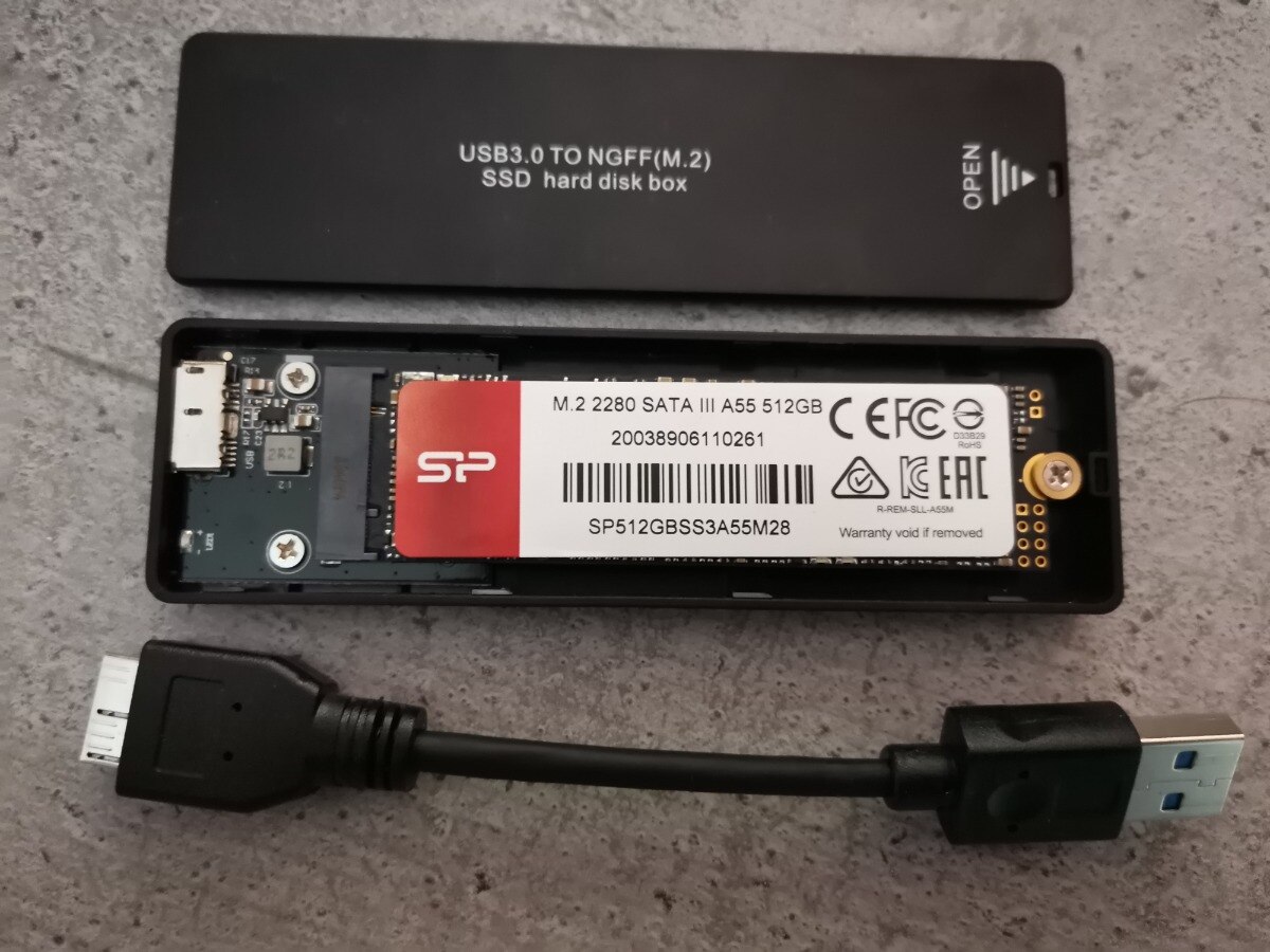 Solid-State Drive (SSD) Silicon Power A55, 256GB, 3D NAND, 2.5