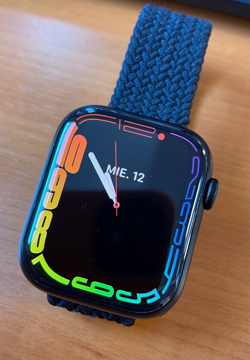 Apple Watch Nike 7, GPS, Carcasa Midnight Aluminium 45mm