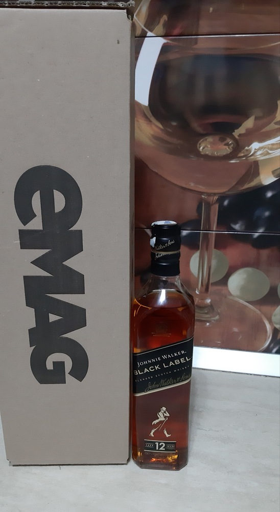 Whisky Johnnie Walker Black Label, Blended, 12YO, 40%, 0.5l - eMAG.ro