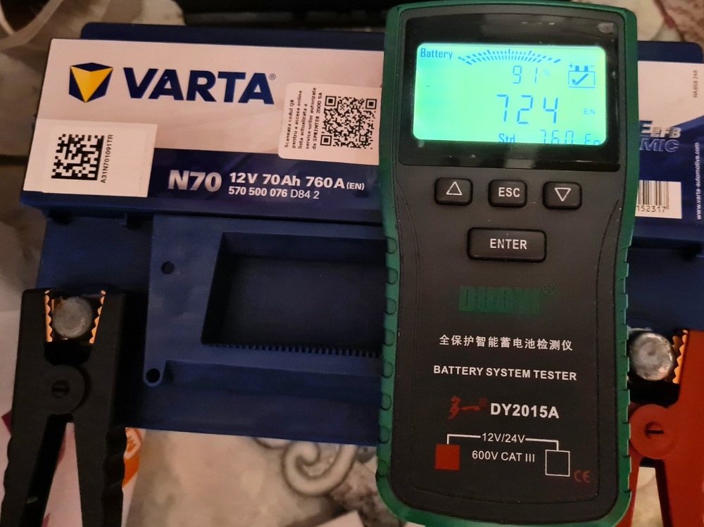 Baterie auto Varta Blue EFB, 80Ah, EN 730A, 315x175x190, start - stop 