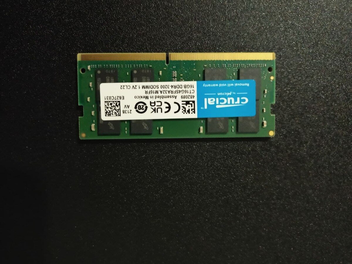 Memorie Laptop Crucial, 16GB DDR4, 3200MHz CL22 - eMAG.ro