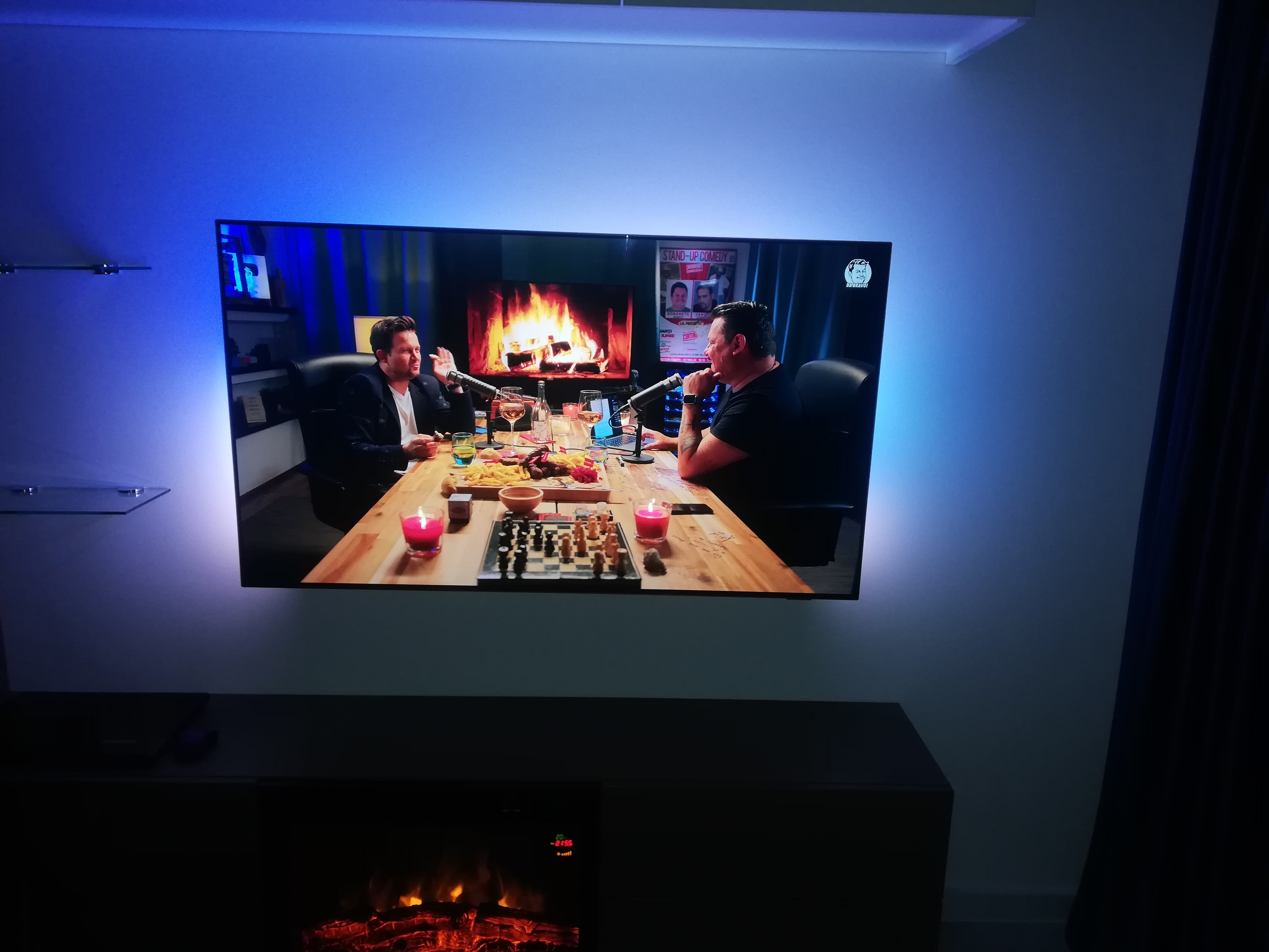 Televizor Philips 55OLED805/12, 139 cm, Smart Android, 4K Ultra HD, OLED, Clasa G