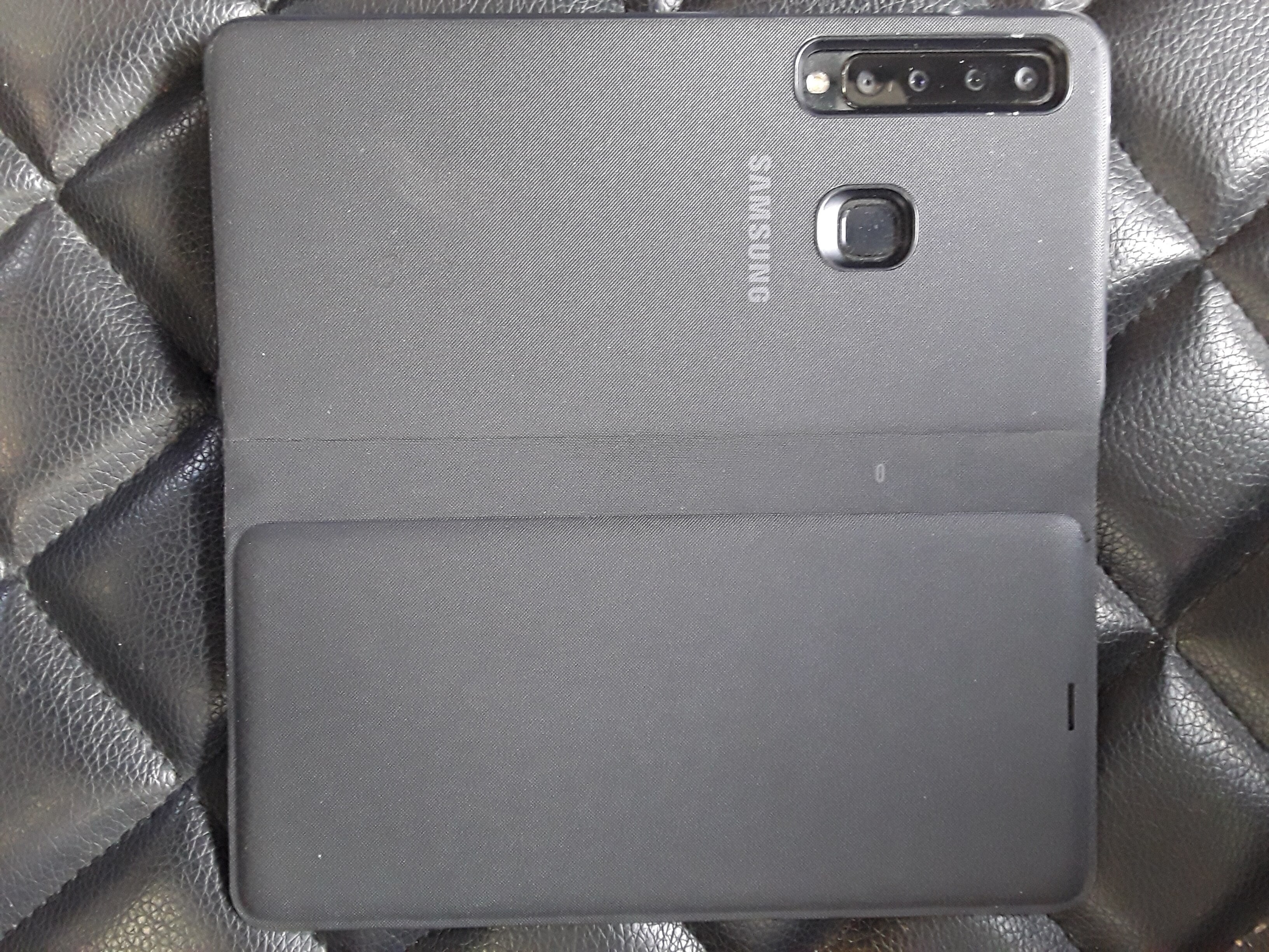 Husa de protectie Samsung Wallet pentru Galaxy A9 (2018), Black