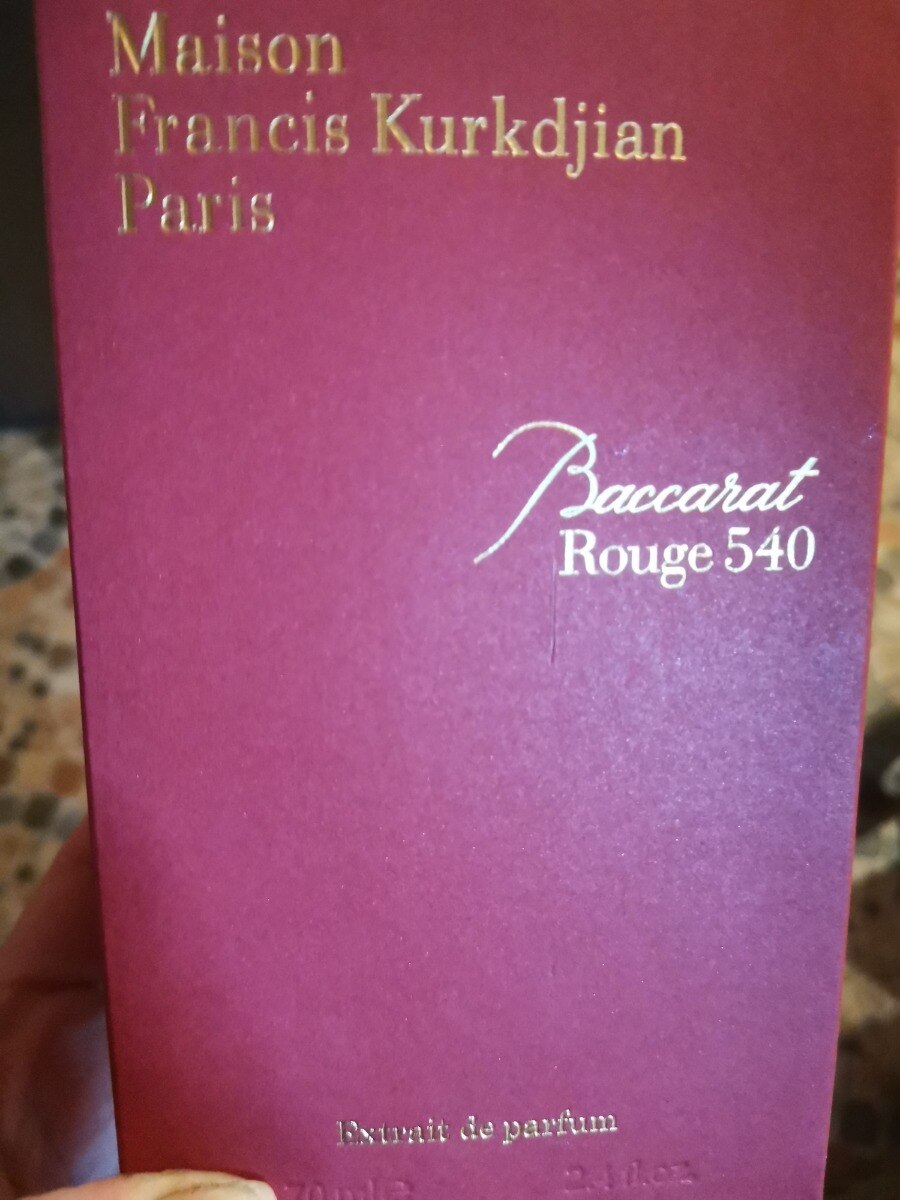 Extract de Parfum Maison Francis Kurkdjian, Baccarat Rouge