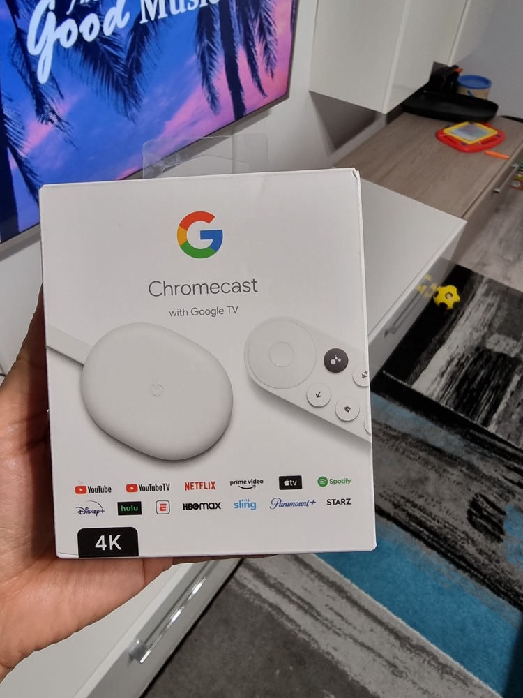 Google Chromecast TV, 4K, HDMI, Bluetooth, Wi-Fi, Alb - eMAG.ro