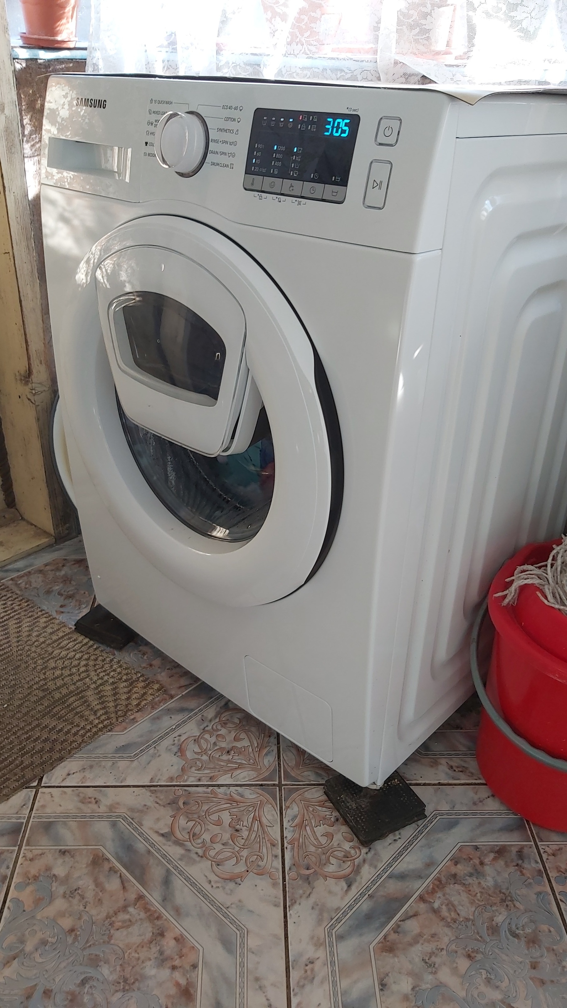 Masina de spalat rufe Samsung WW80T4520TE/LE, 8 kg, 1200 rpm, Incarcare frontala, Clasa energetica D, Alb