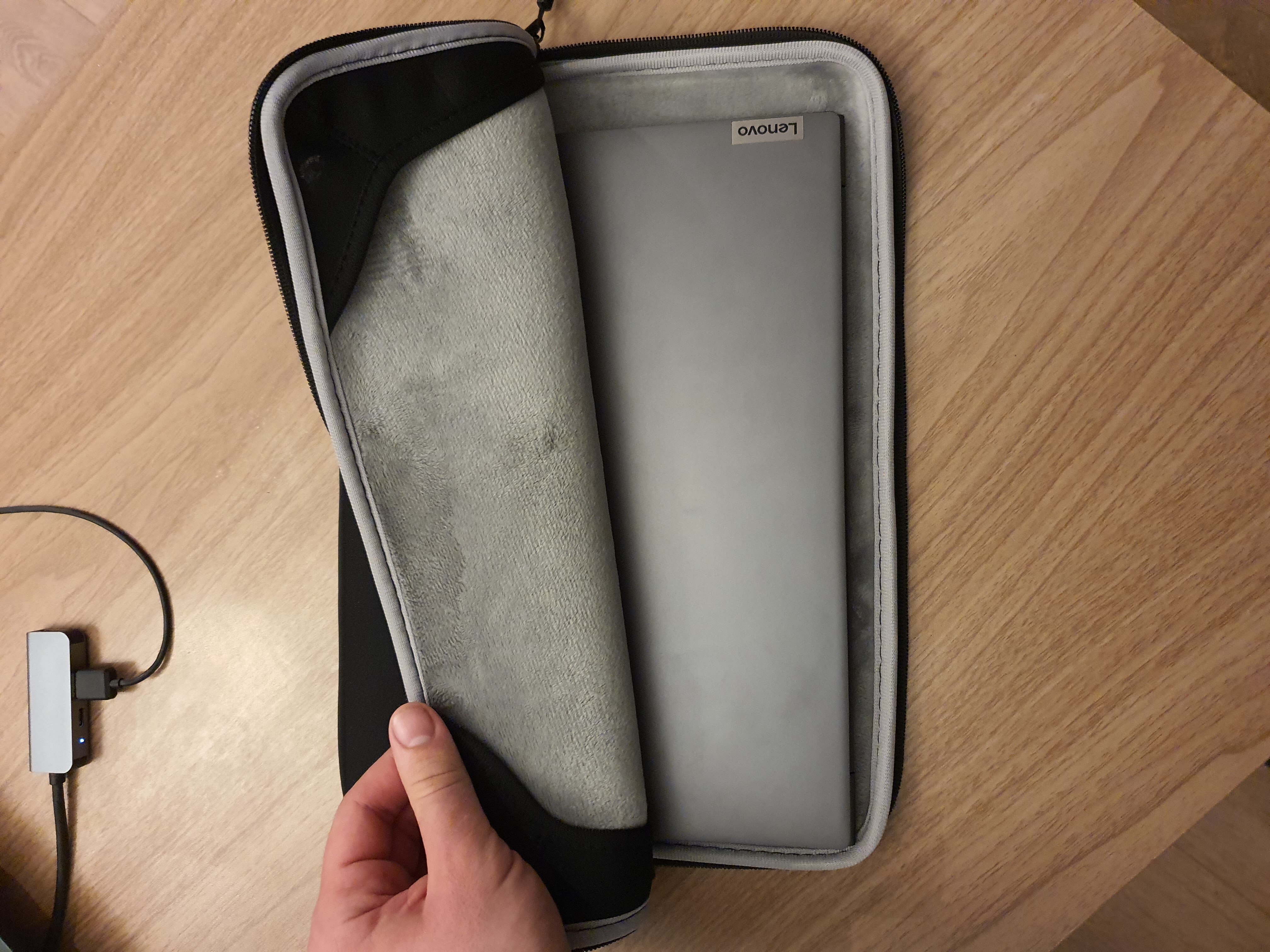 Husa laptop Fixed Sleeve, Neopren, 13 ", Negru