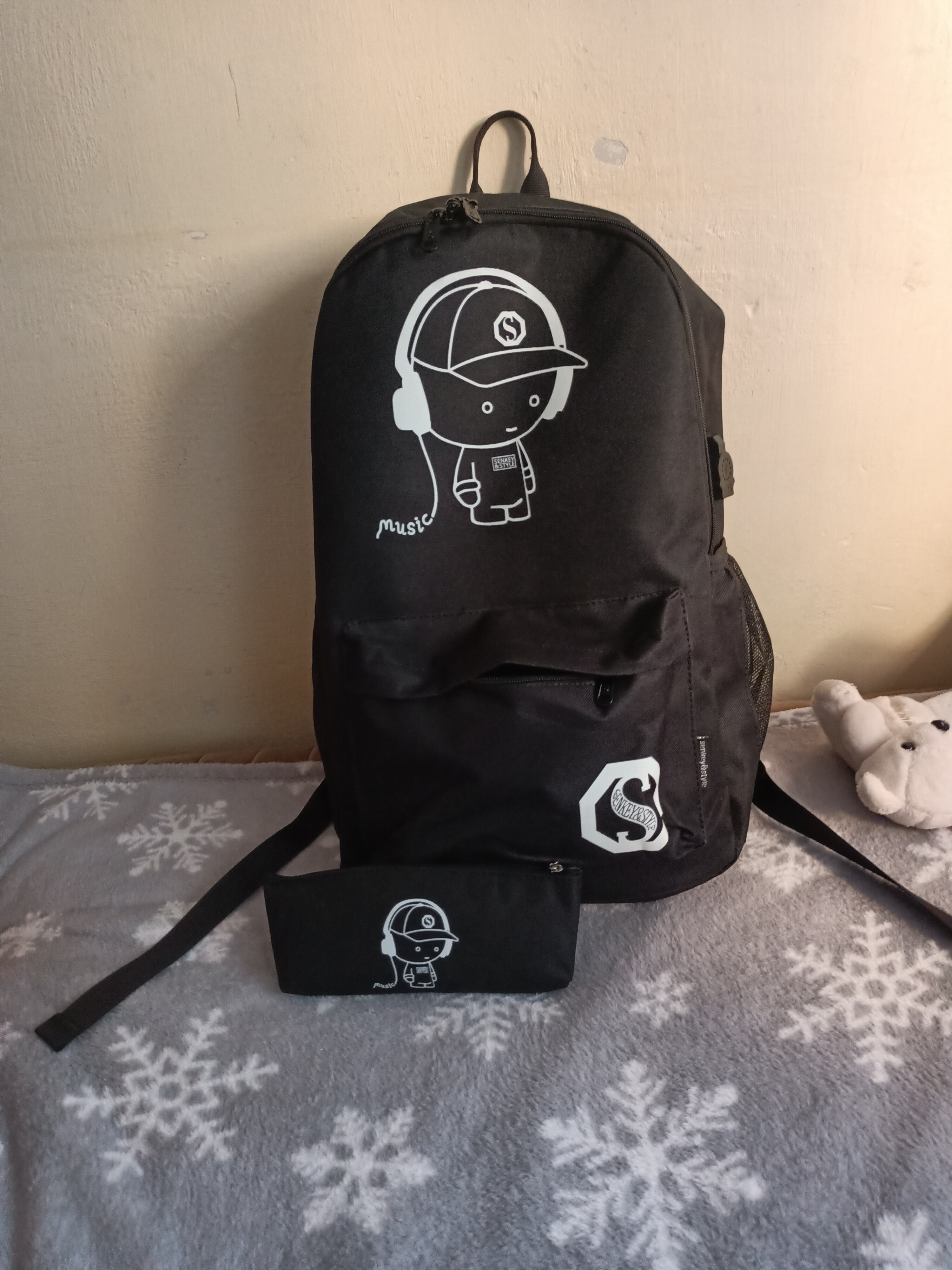 Rucsac barbati SMART laptop Andrew, Negru