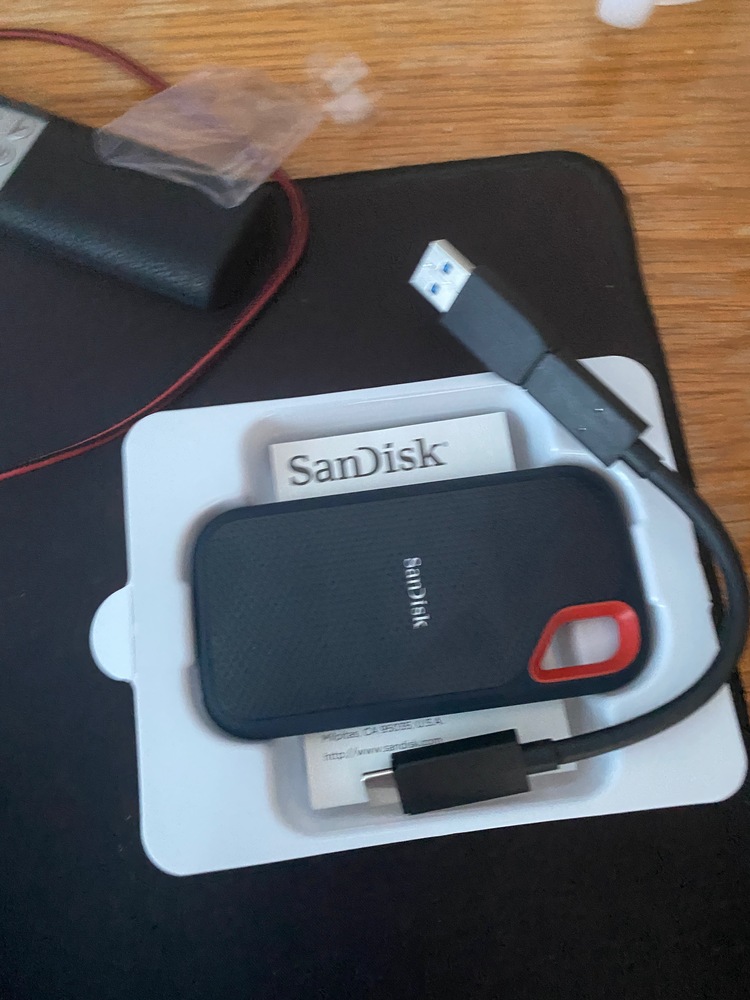 SSD extern Sandisk Extreme® Portable V2, 4TB, NVMe, USB 3.2 Gen 2