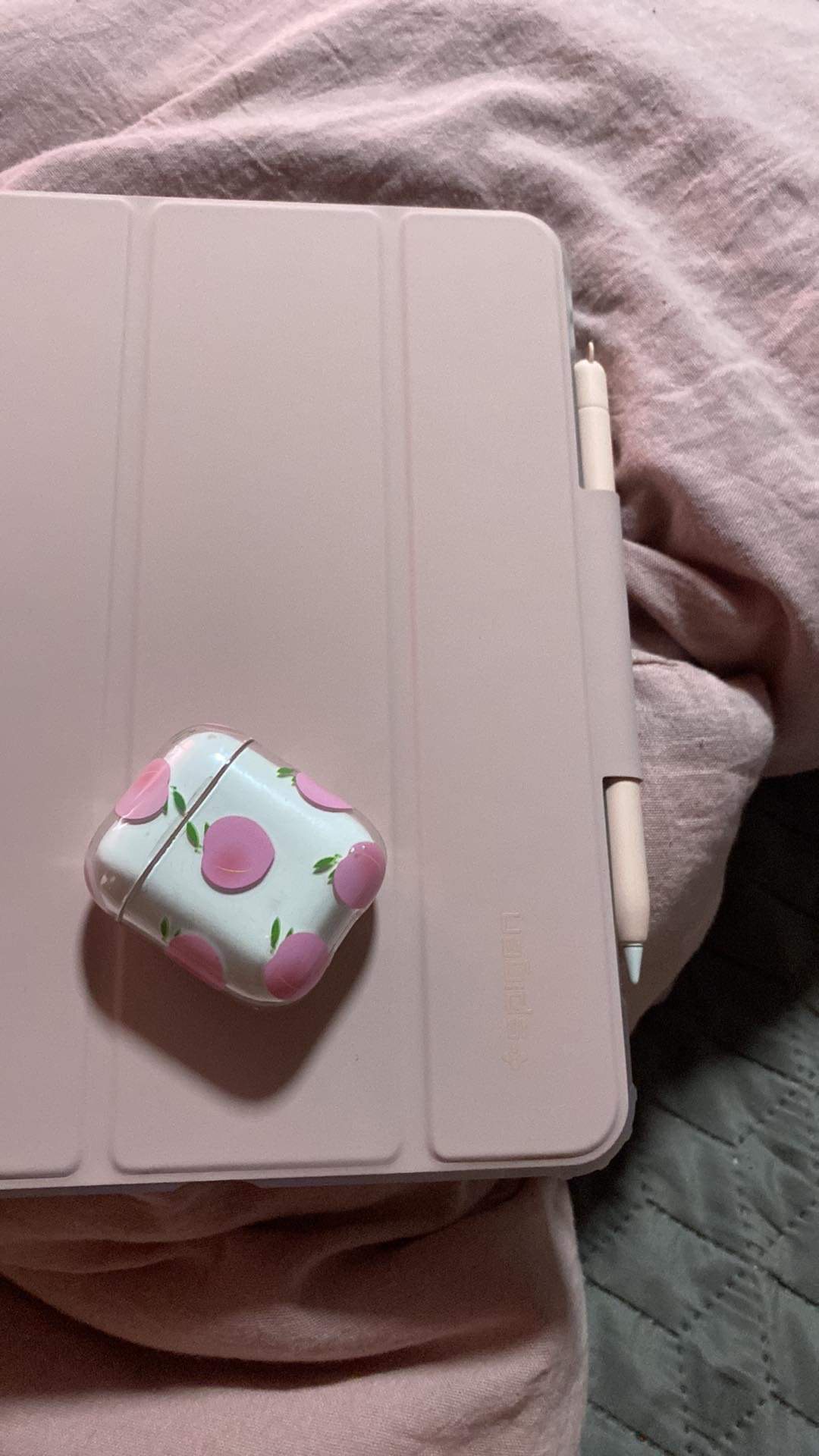 Husa Spigen Ultra Hybrid Pro compatibila cu iPad Air 4 2020 / 5 2022 / 6 2024 Rose Gold