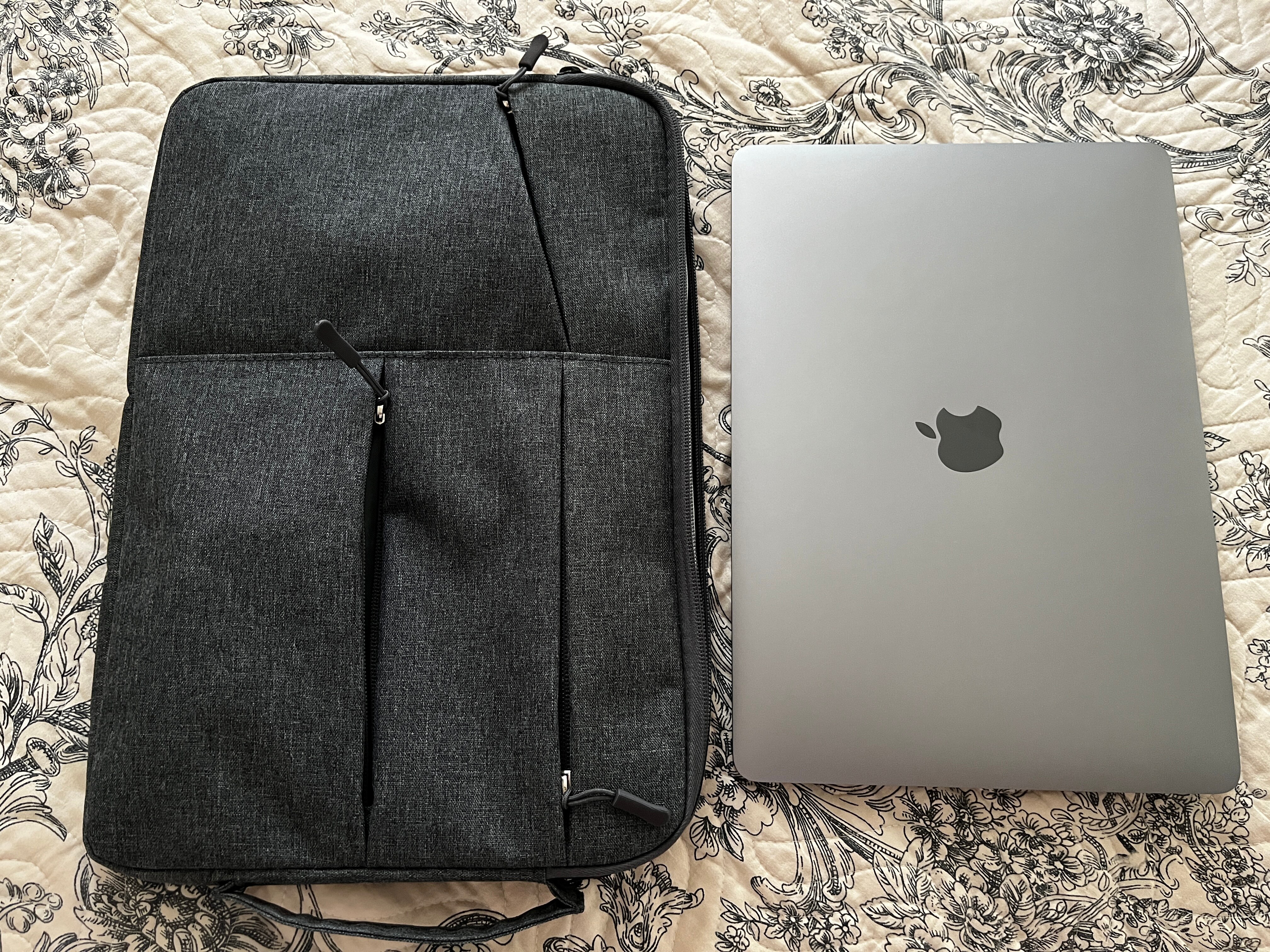 Geanta laptop Tech-Protect Pocket Macbook Air / Pro 13 inch Dark Grey