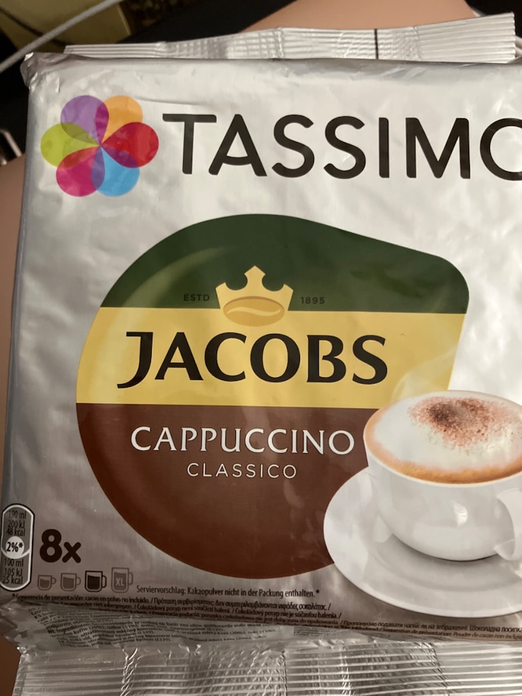 Capsule cafea, Jacobs Tassimo Choco Cappuccino, 8 bauturi x 190 ml