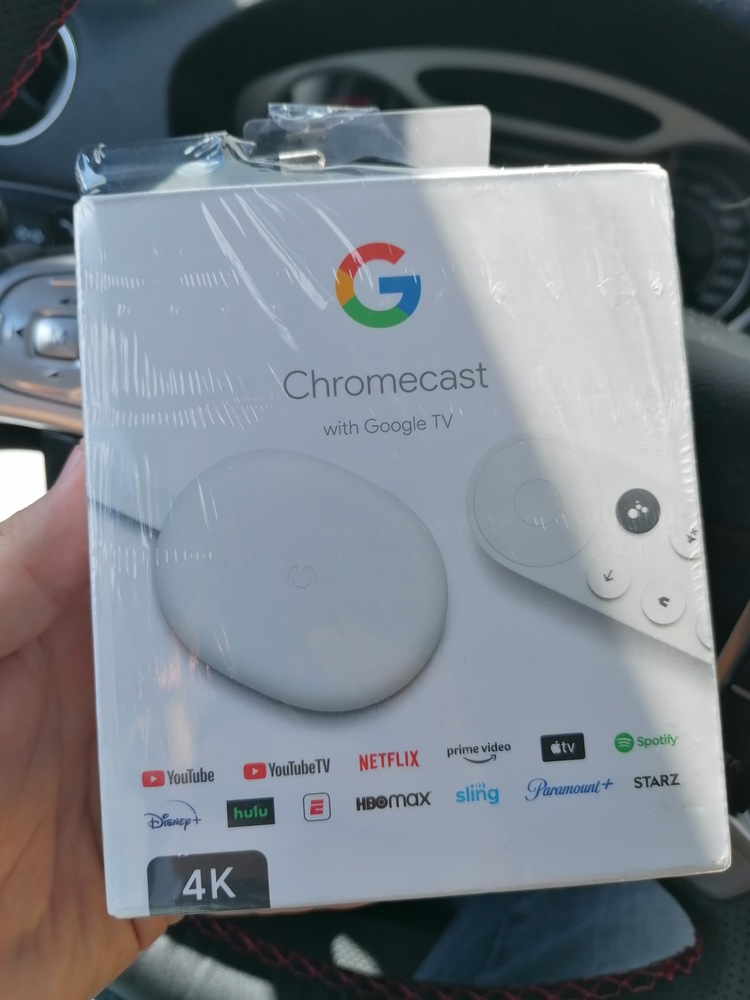 Google Chromecast Google TV, 4K, HDMI, Bluetooth, Wi-Fi