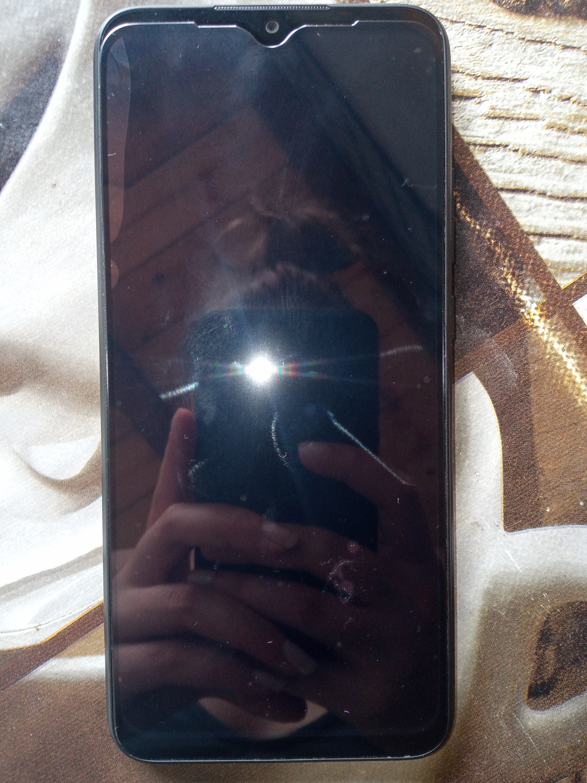 Folie Protectie Display pentru Xiaomi Redmi 9A /Redmi 9AT / Redmi 9C, Hibrid Sticla&Ceramica, Full Glue, Negru