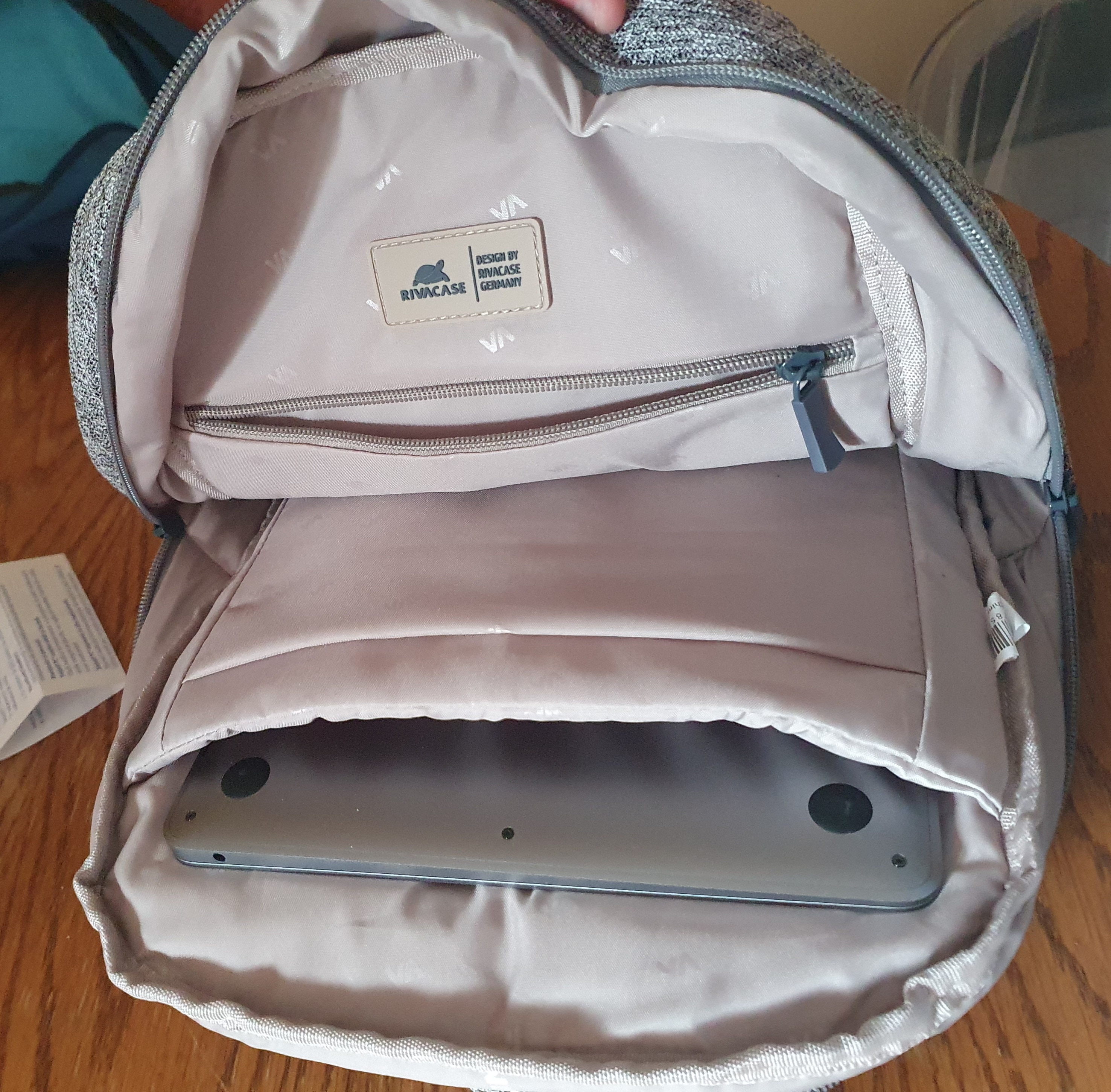 Rucsac laptop Rivacase 7923, 13.3", Burgundy Red