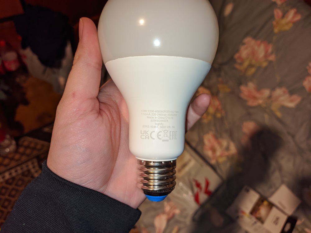 WiZ LED RGB/Bianco collegato lampadina 13 W (eq. 100 W) A67 E27
