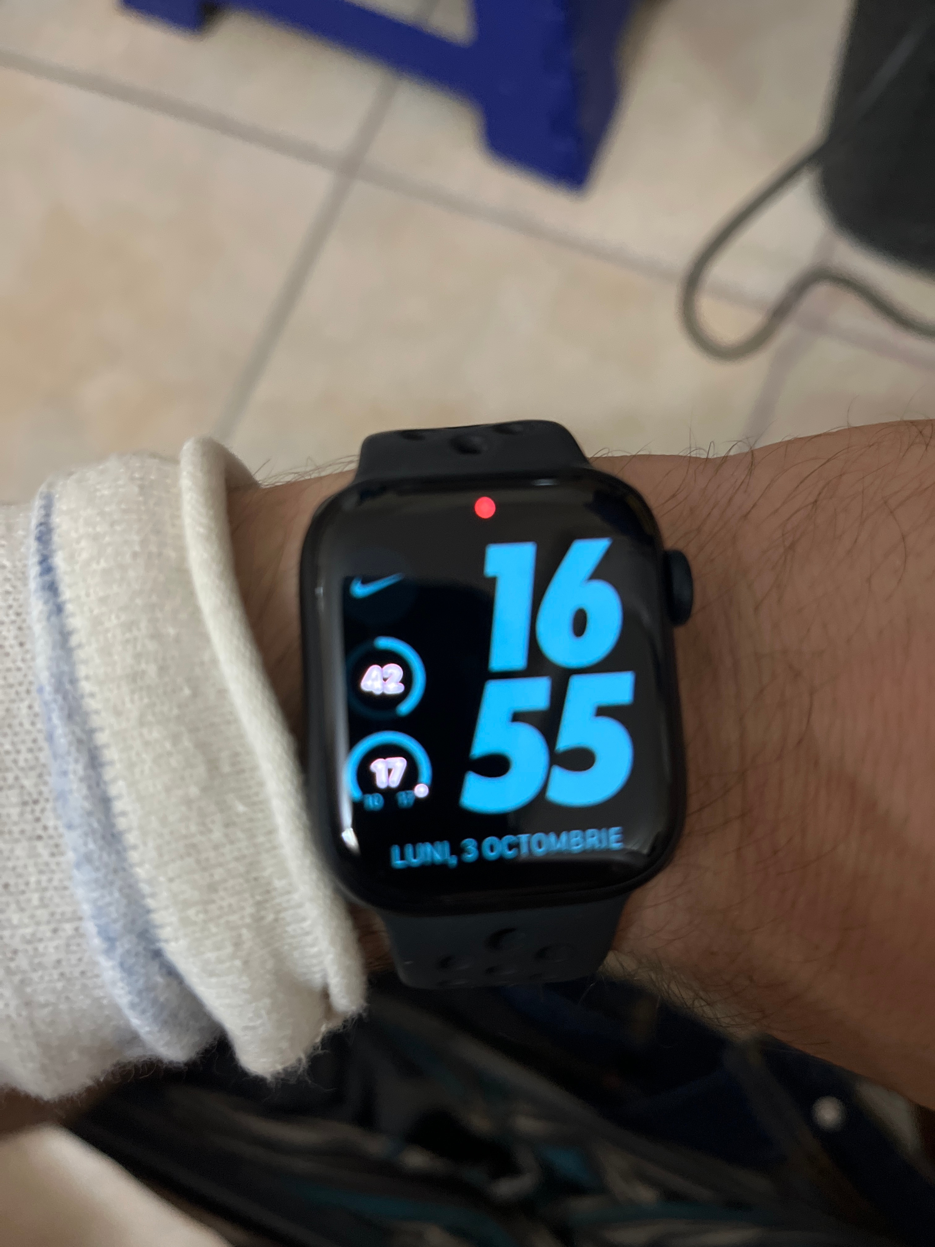 Apple Watch Nike 7, GPS, Carcasa Midnight Aluminium 45mm
