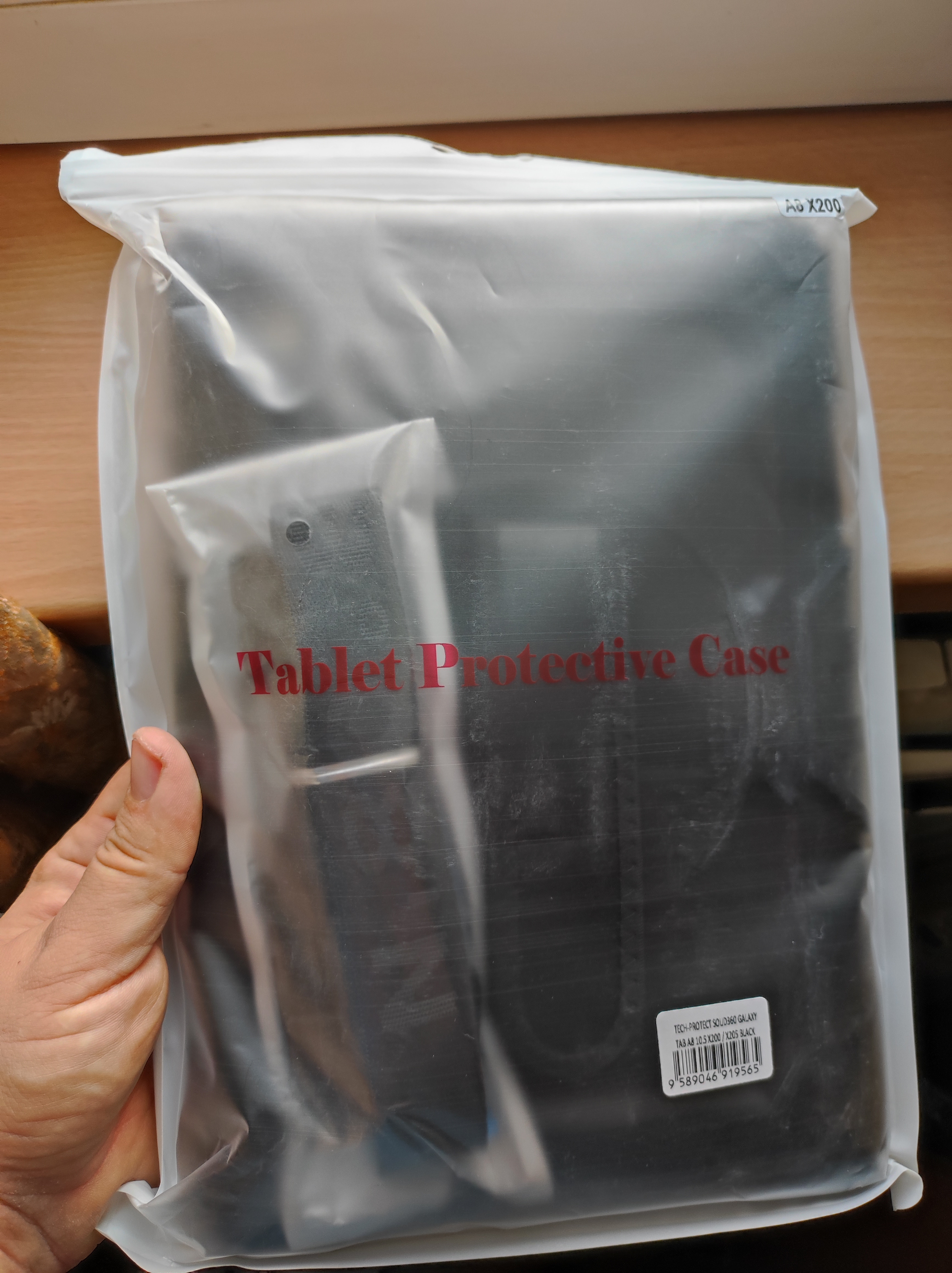Husa de protectie tableta Tech-Protect, Solid360 pentru Samsung Galaxy TAB A8 10.5 X200/ X205, Negru