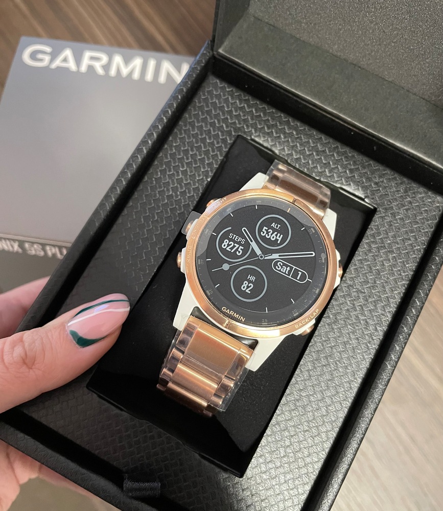 Fenix 5s plus rose on sale gold