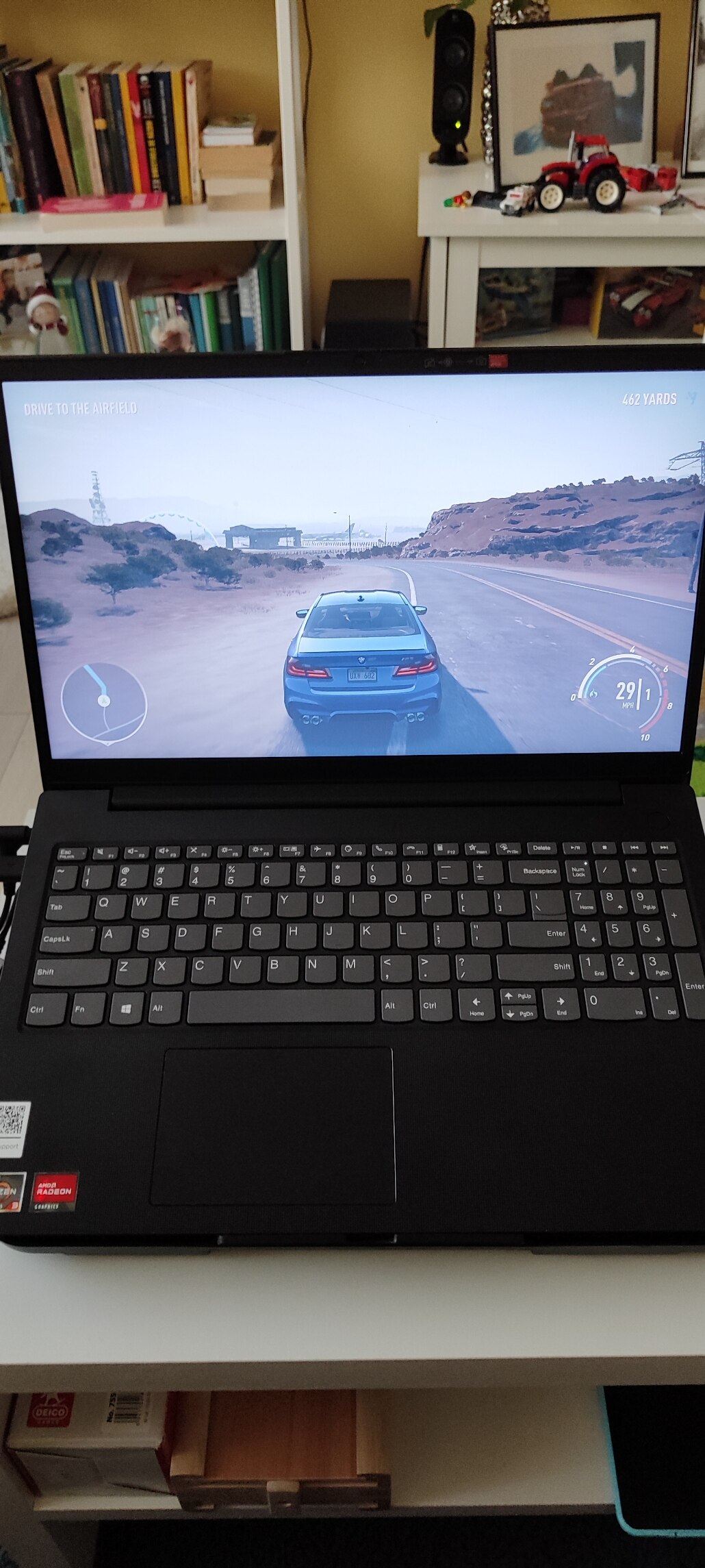 Laptop Lenovo V15 G2 ALC cu procesor AMD Ryzen 3 5300U pana la 3.80 GHz, 15.6", Full HD, 4GB, 256GB SSD, AMD Radeon Graphics, No OS, Black