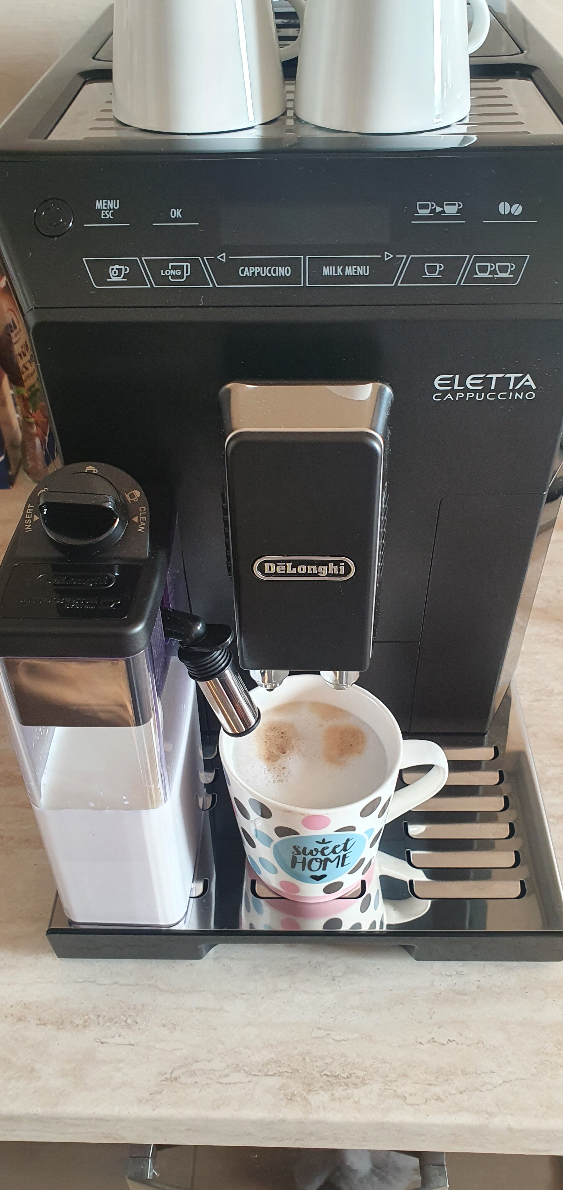 Espressor automat De'Longhi Eletta Cappuccino ECAM 44.660.B, 1450