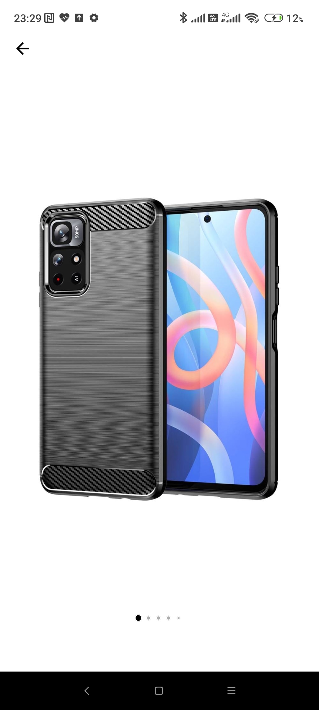 Husa pentru Xiaomi Redmi Note 11 / Note 11s tpu carbon black
