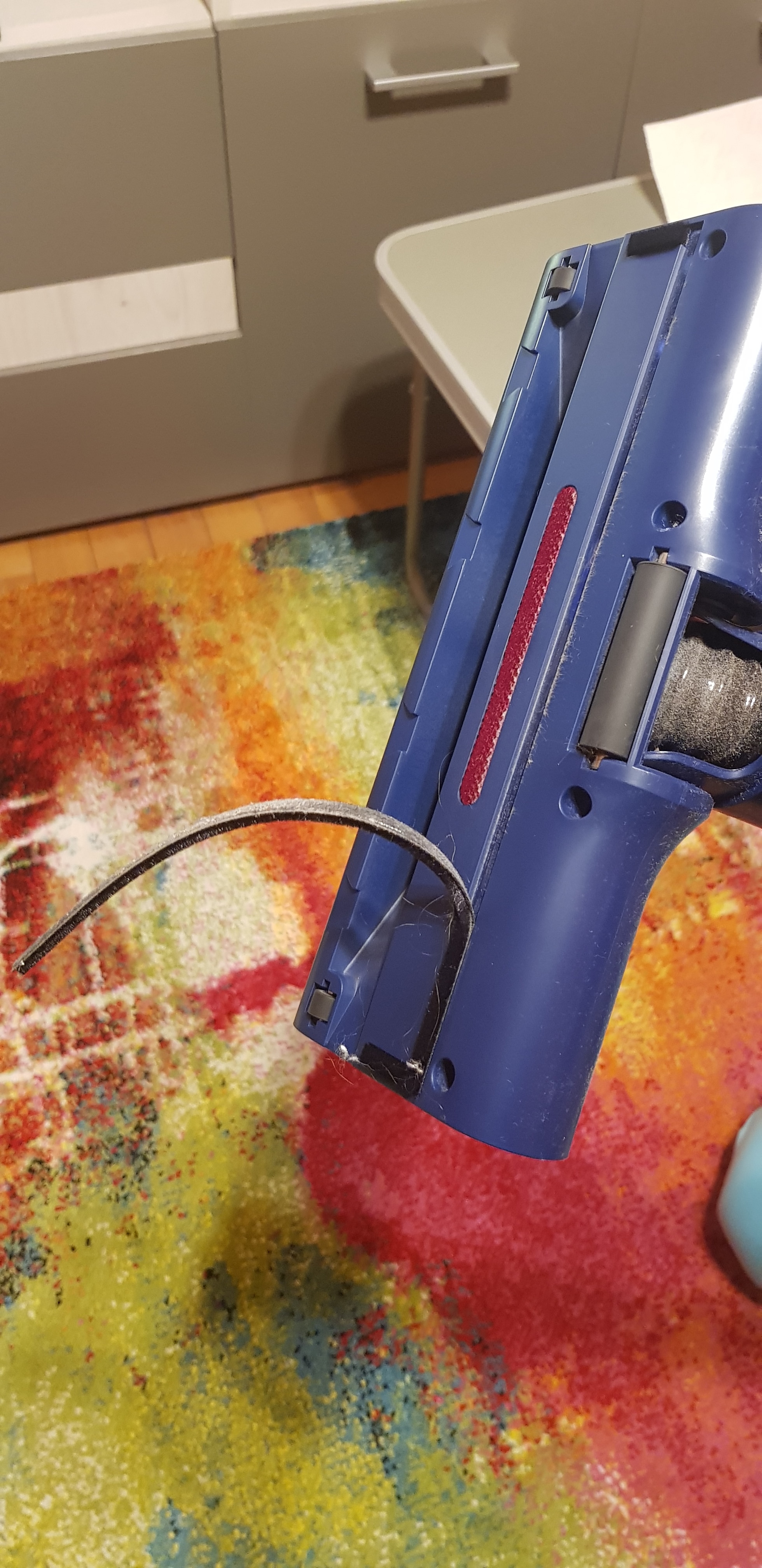 Aspirator vertical, Deerma, 600W, Rezervor 0.6l, Albastru