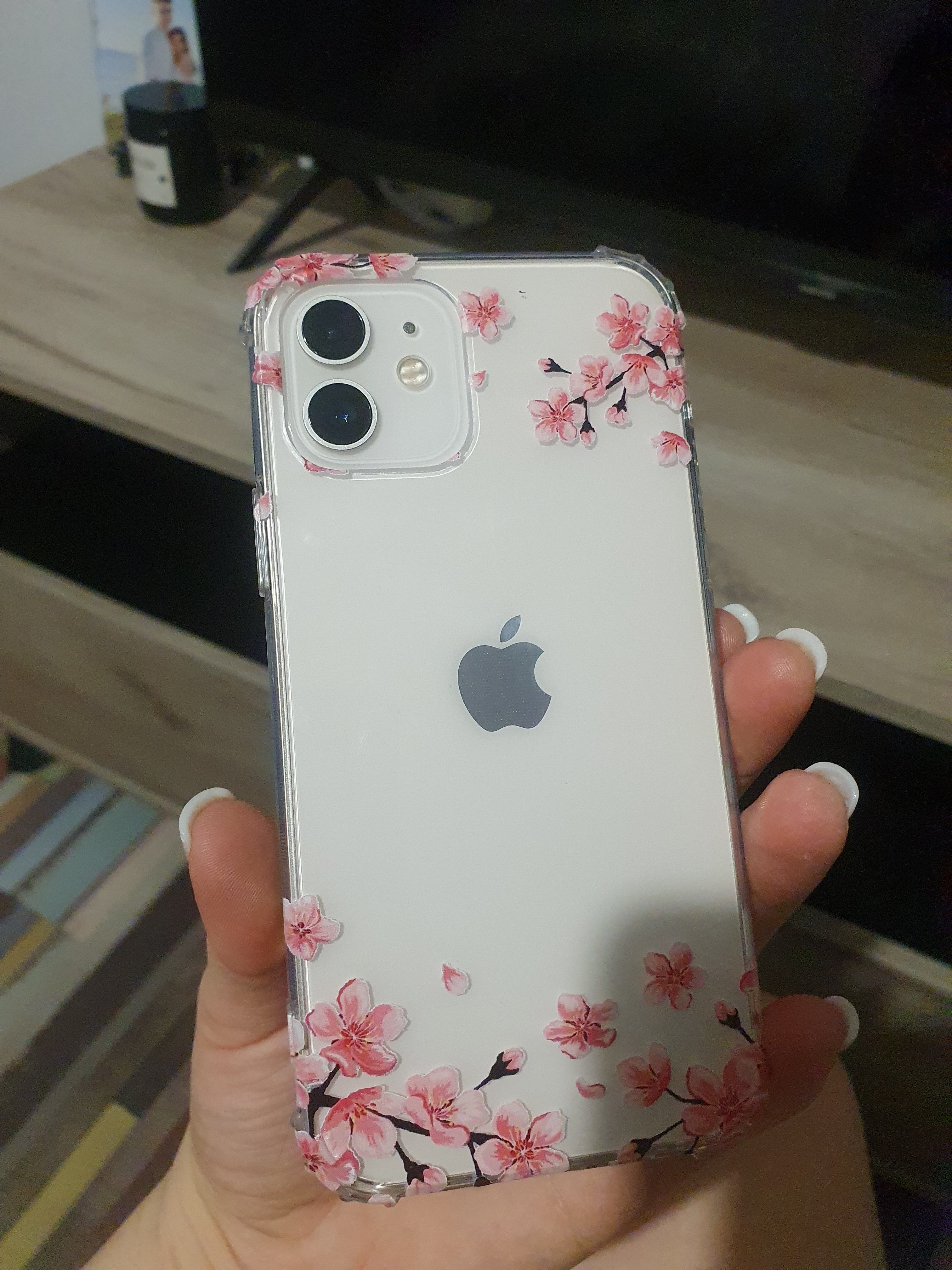 Husa Anti Shock Silicon Compatibila Cu Apple iPhone 12, Pastel colors - flowers, Military Grade Drop Protection, AS 694