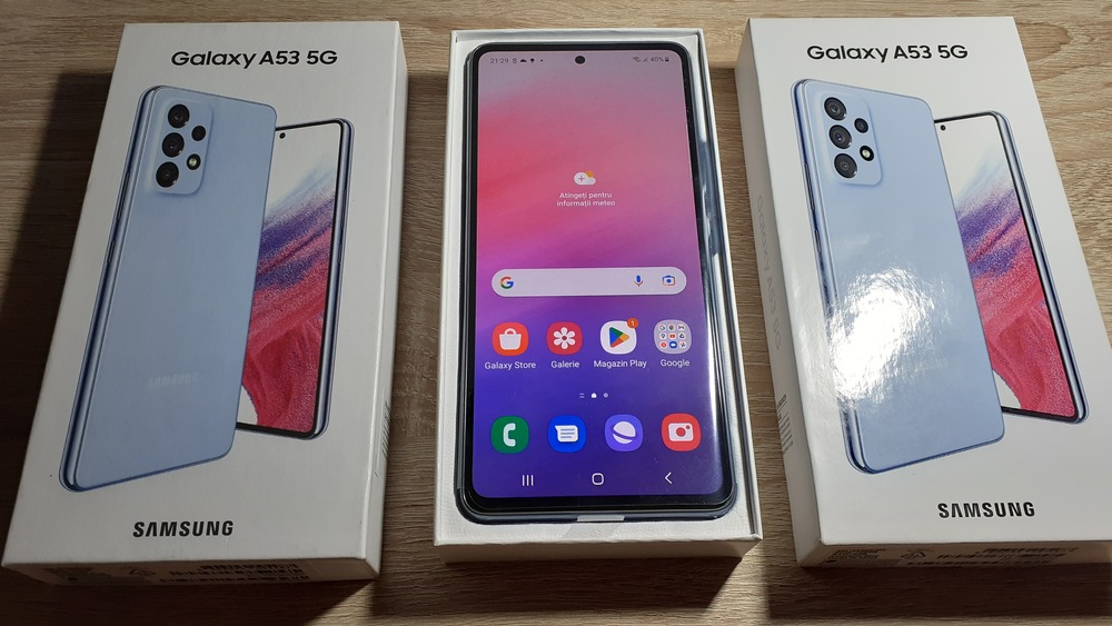 Telefon mobil Samsung Galaxy A53, Dual SIM, 8GB RAM, 256GB, 5G