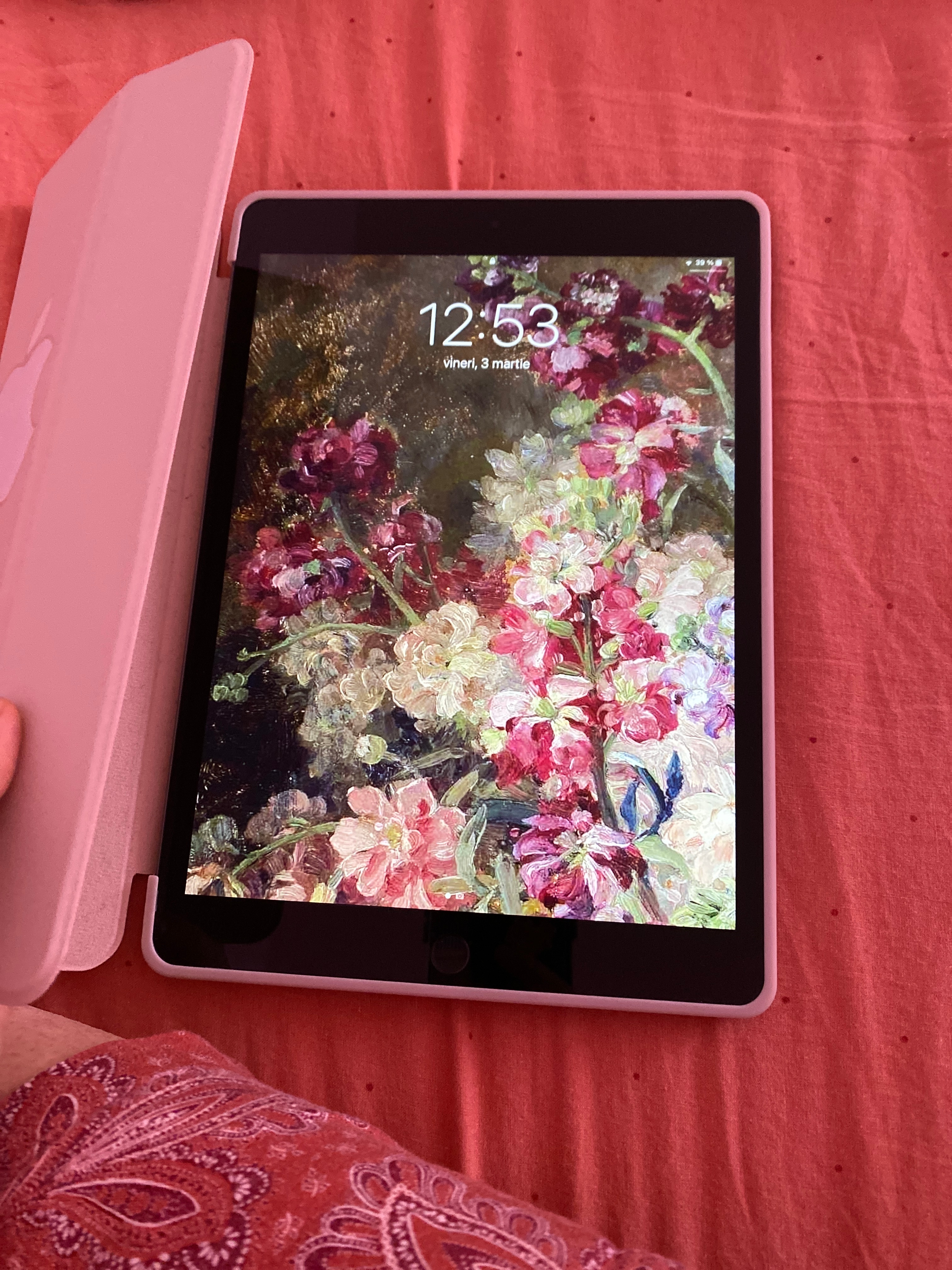 Husa tableta, NOUSEG, Pentru iPad 10,2 2021/2020 9th/8th, TPU, Roz