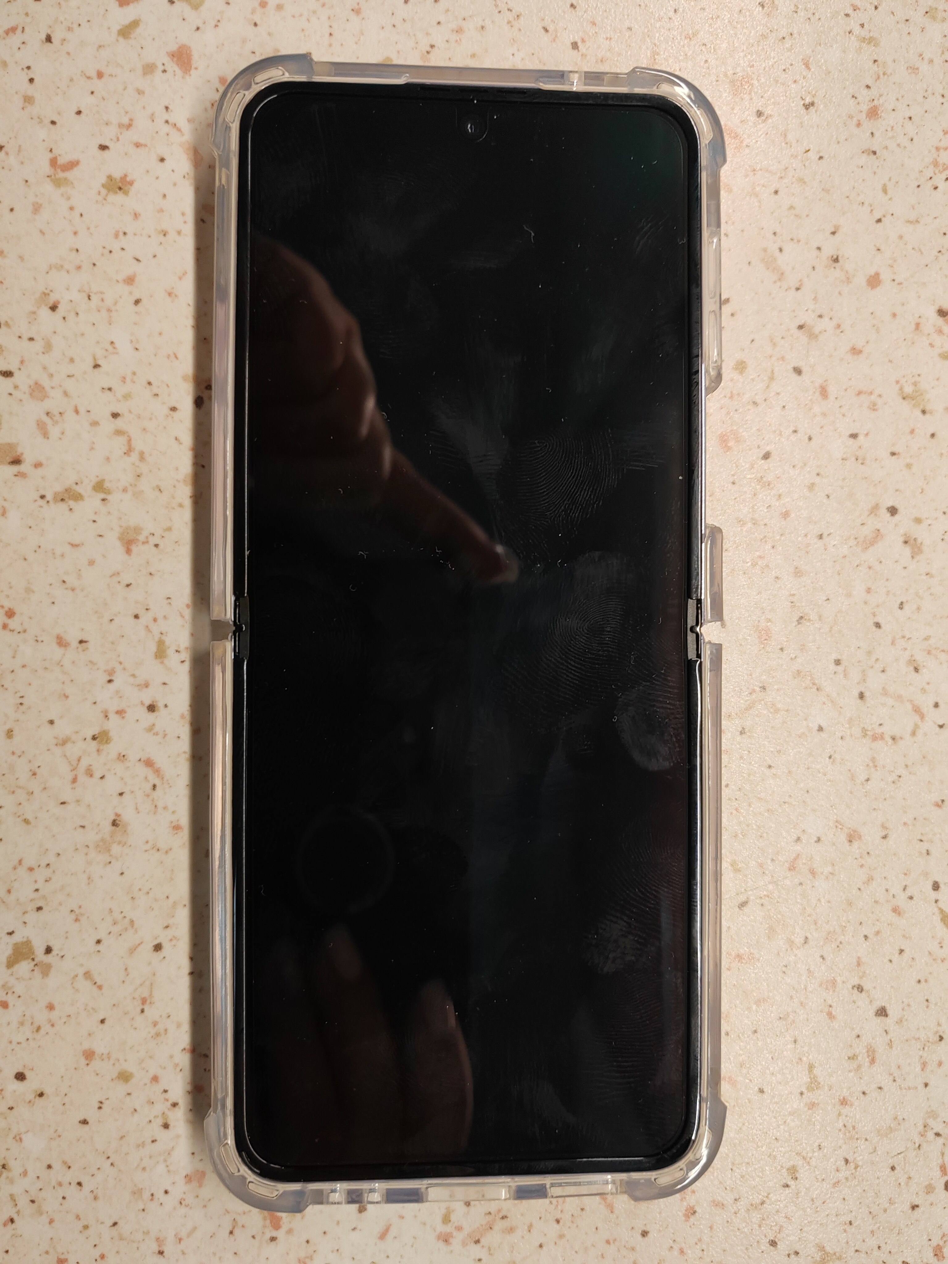 Husa TPU Antisoc pentru Samsung Z Flip 4, PremiumCell, Silicon, Protectie Antisoc, Camera Ultra Safe, Transparenta