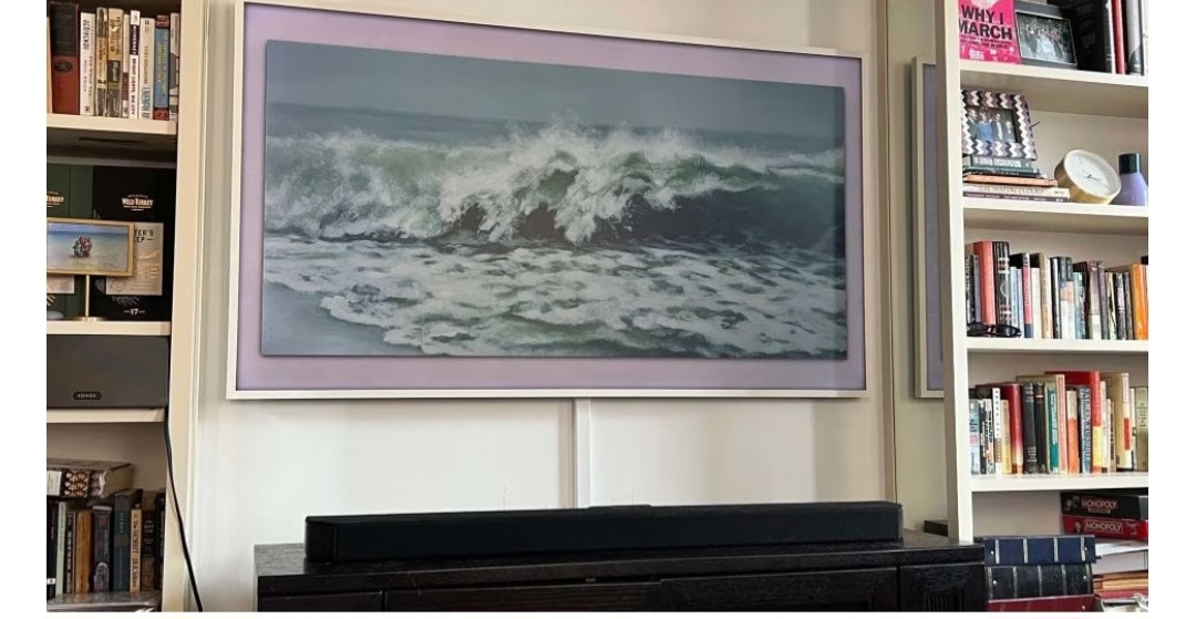 Televizor Samsung Tablou QLED The Frame 65LS03B, 163 cm, Smart, 4K Ultra HD, Clasa G