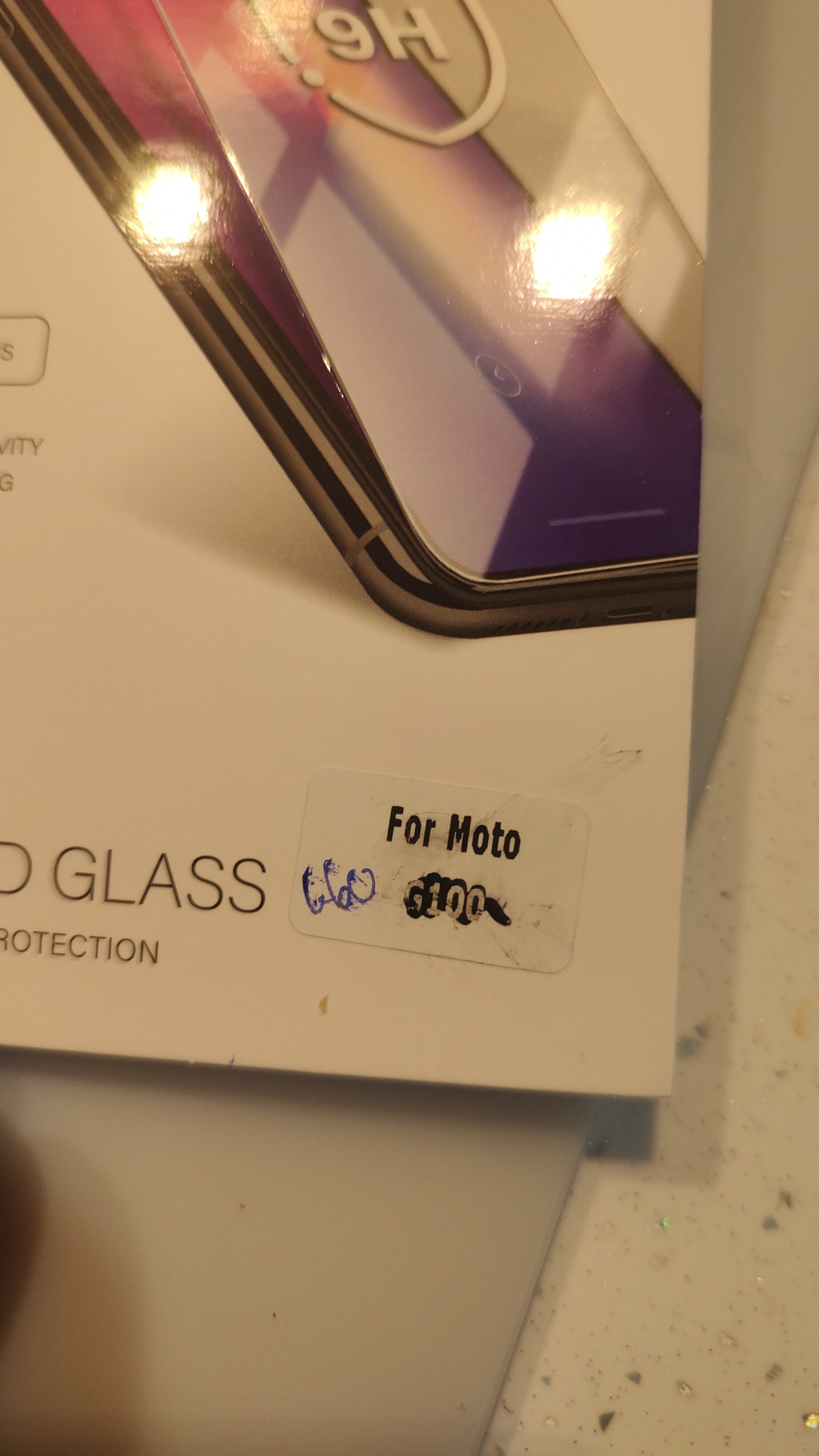 Folie sticla compatibila cu Motorola Moto G60, 0.33mm, 9H, 2.5D, Transparent