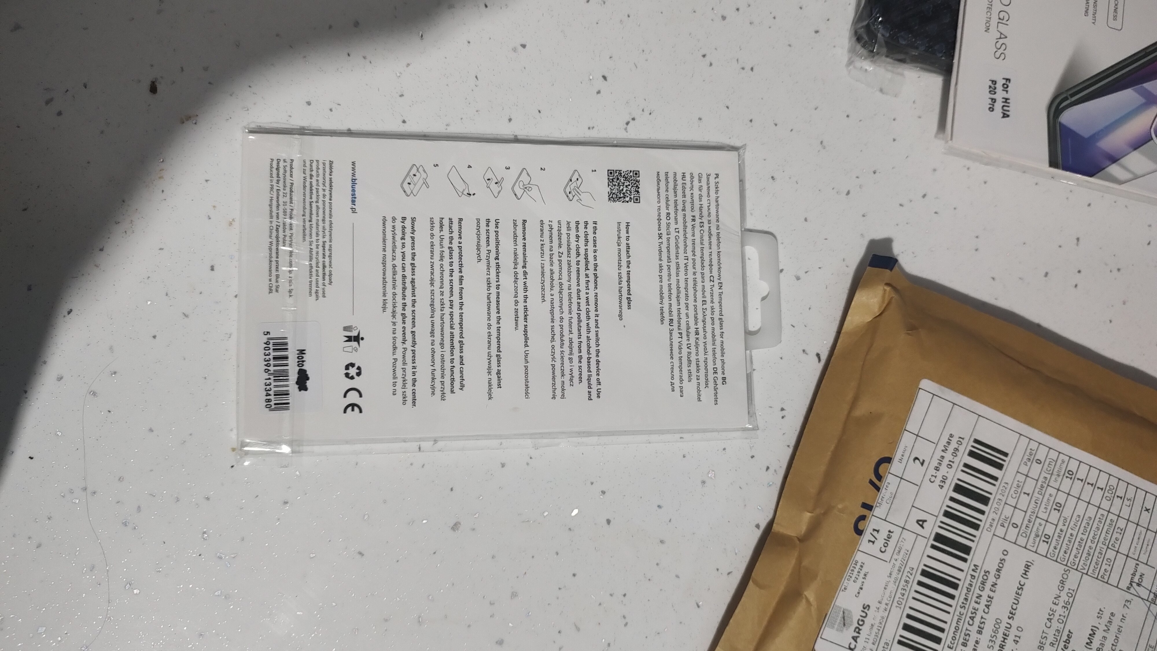 Folie sticla compatibila cu Motorola Moto G60, 0.33mm, 9H, 2.5D, Transparent