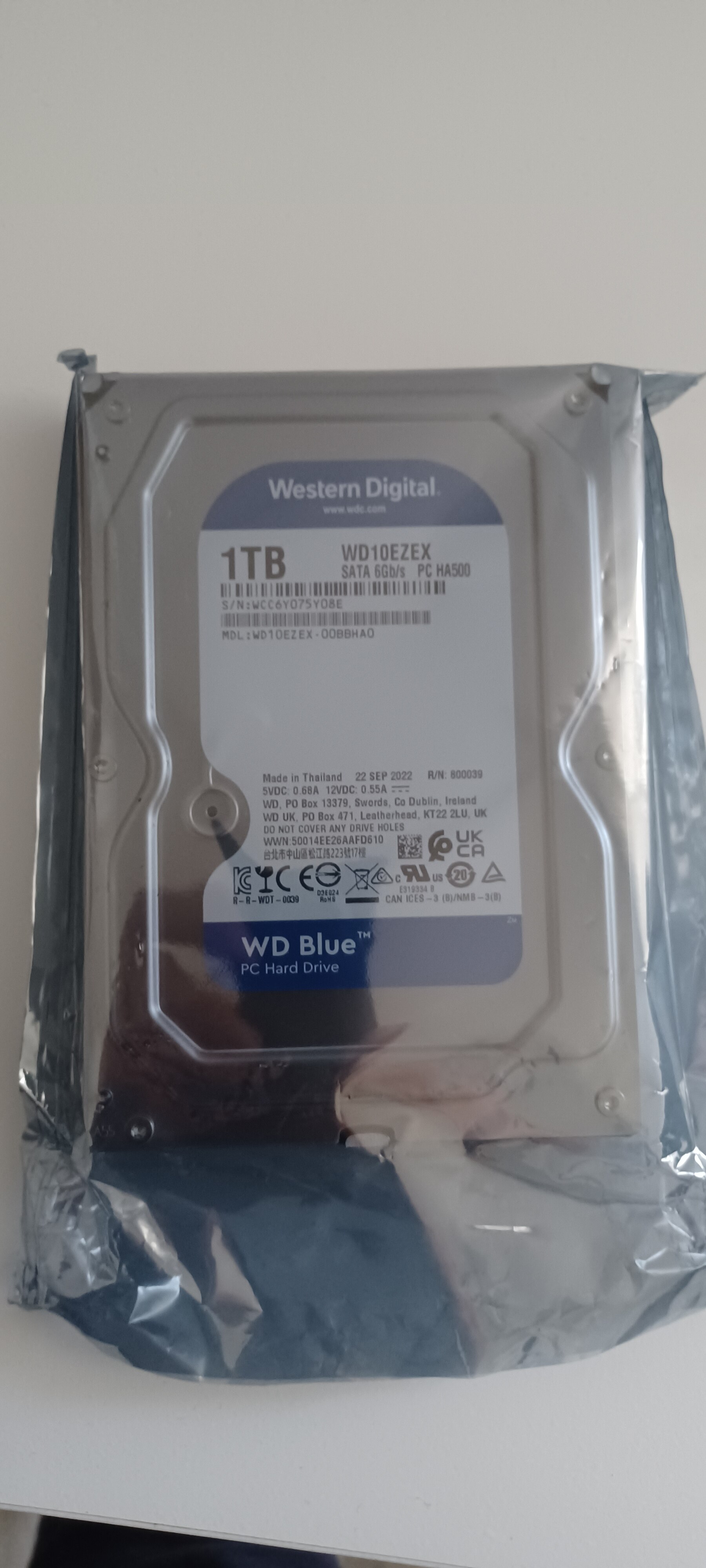 HDD WD Blue 1TB, 7200rpm, 64MB cache, SATA III - eMAG.ro