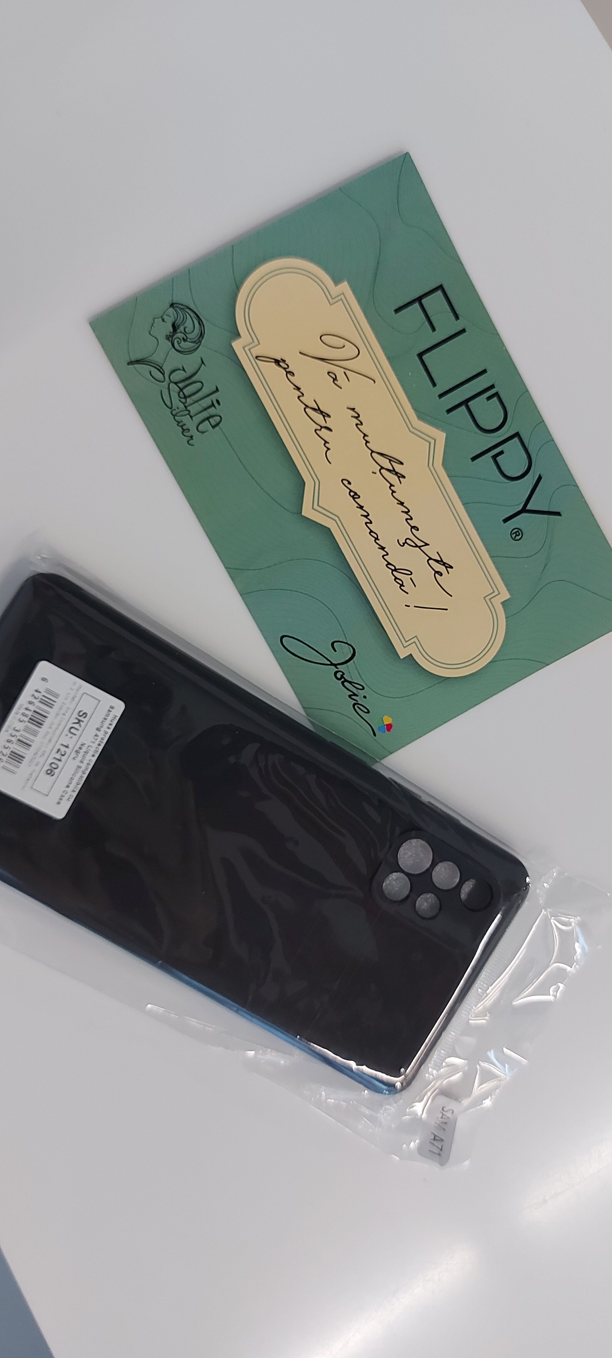 Husa protectie compatibila cu Samsung A71 Liquid Silicone Case Negru