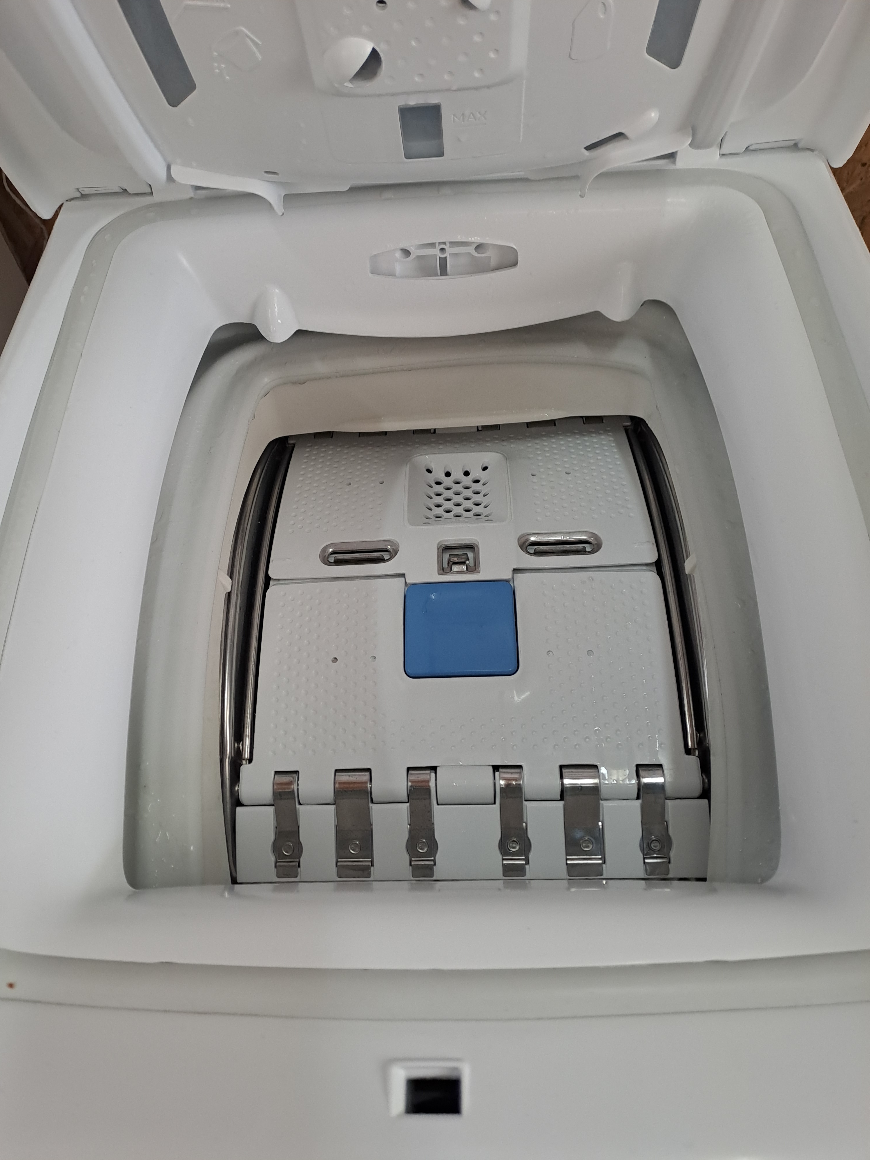Masina de spalat rufe cu incarcare verticala Candy CST 27LET/1-S, 7 kg, 1200 rpm, Clasa E, programe Hygiene, Alb
