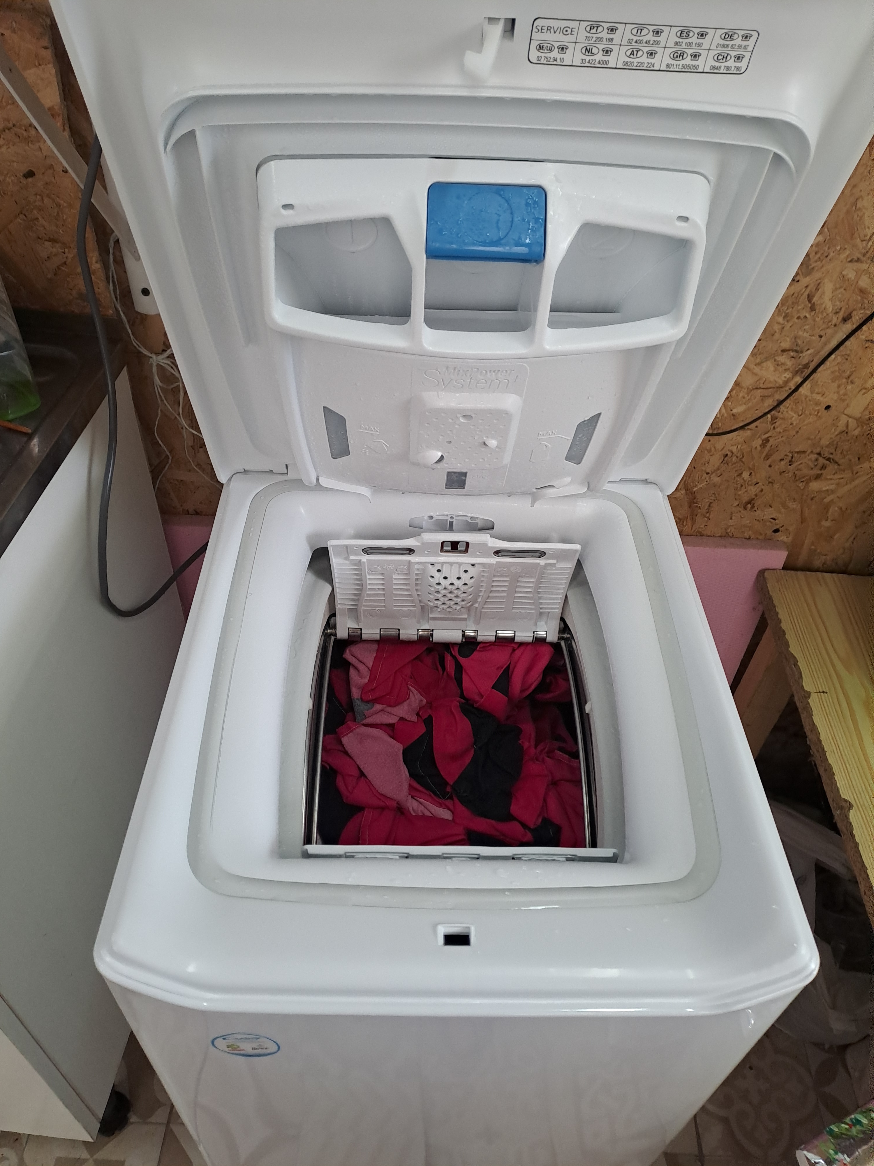 Masina de spalat rufe cu incarcare verticala Candy CST 27LET/1-S, 7 kg, 1200 rpm, Clasa E, programe Hygiene, Alb