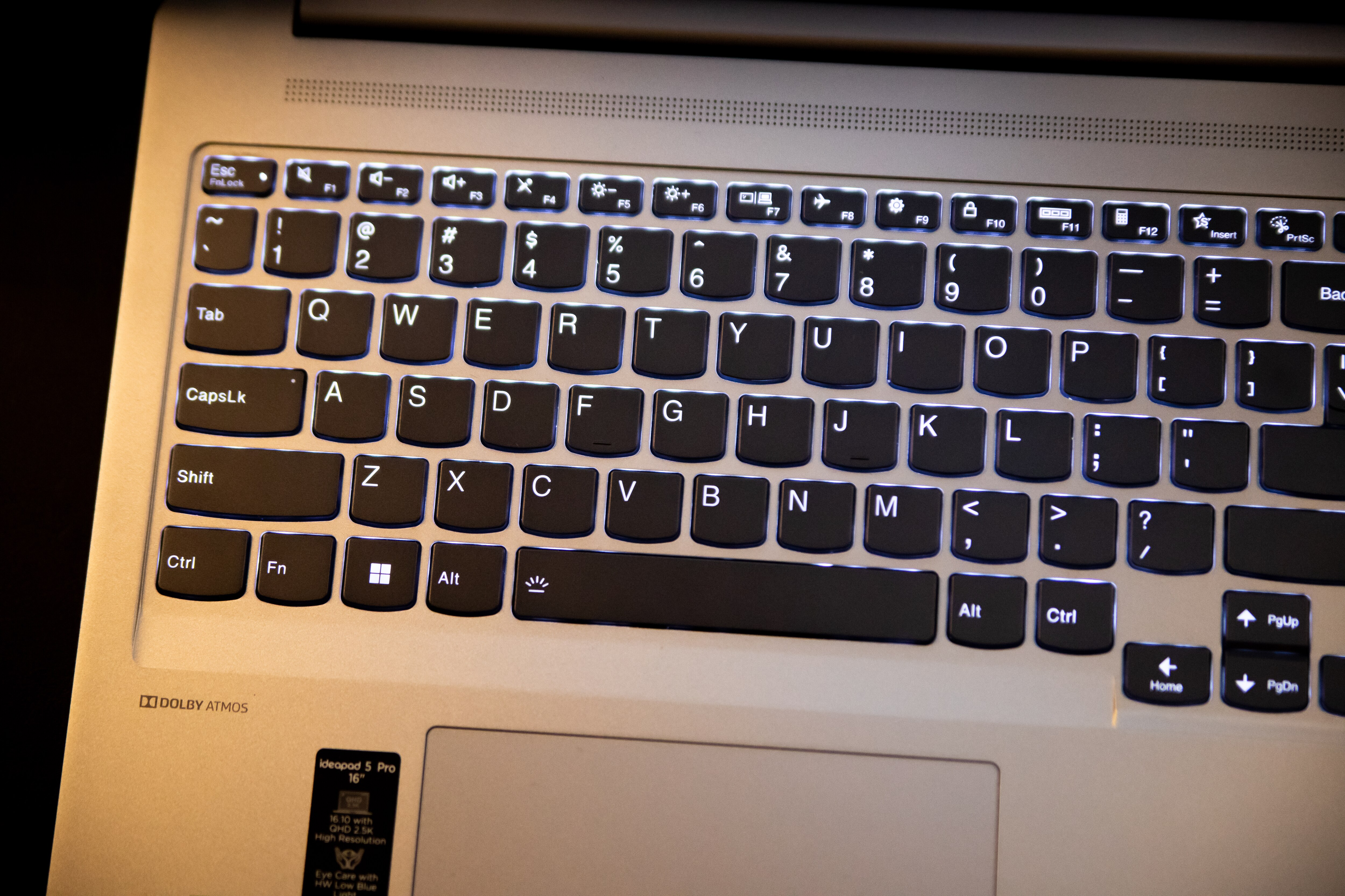 Laptop Lenovo IdeaPad 5 Pro 16ACH6 cu procesor AMD Ryzen™ 9 5900HX pana la 4.60 GHz, 16", 2.5K, IPS, 32GB, 1TB SSD, NVIDIA GeForce RTX 3050 4GB GDDR6, No OS, Cloud Grey