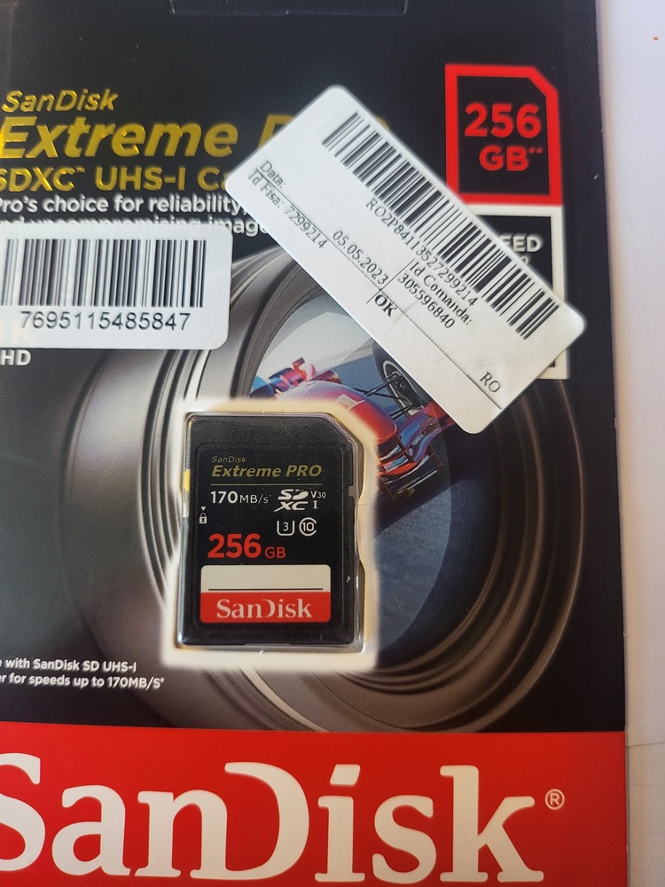 Card de memorie SanDisk Extreme PRO 128GB SDXC pana la 200MB/s